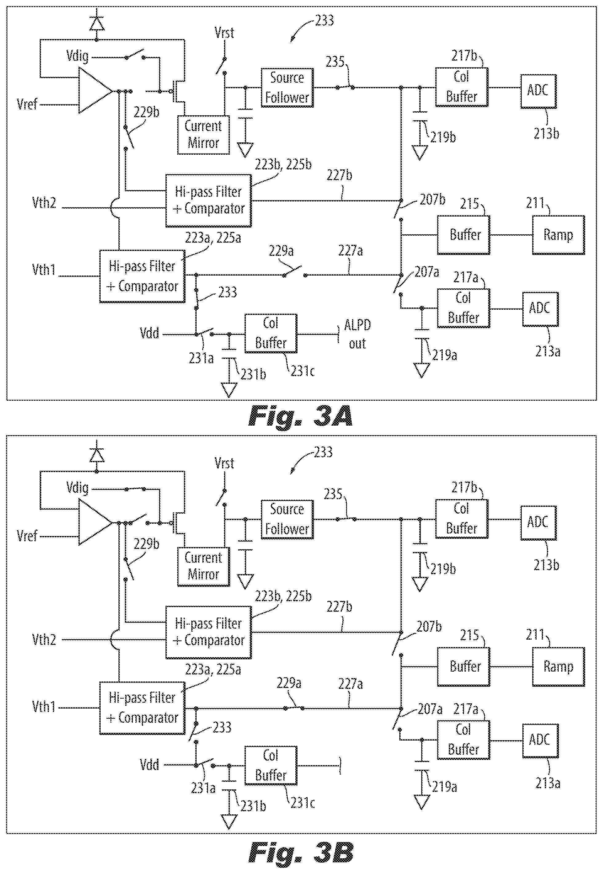 Patent US12326525 Figure 2 – Detection pixels and pixel systems