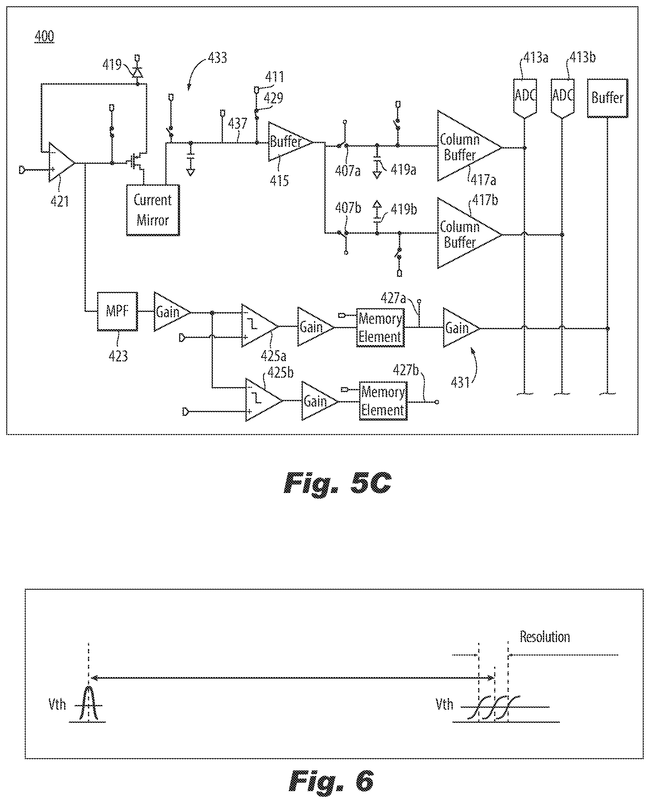 Patent US12326525 Figure 6 – Detection pixels and pixel systems