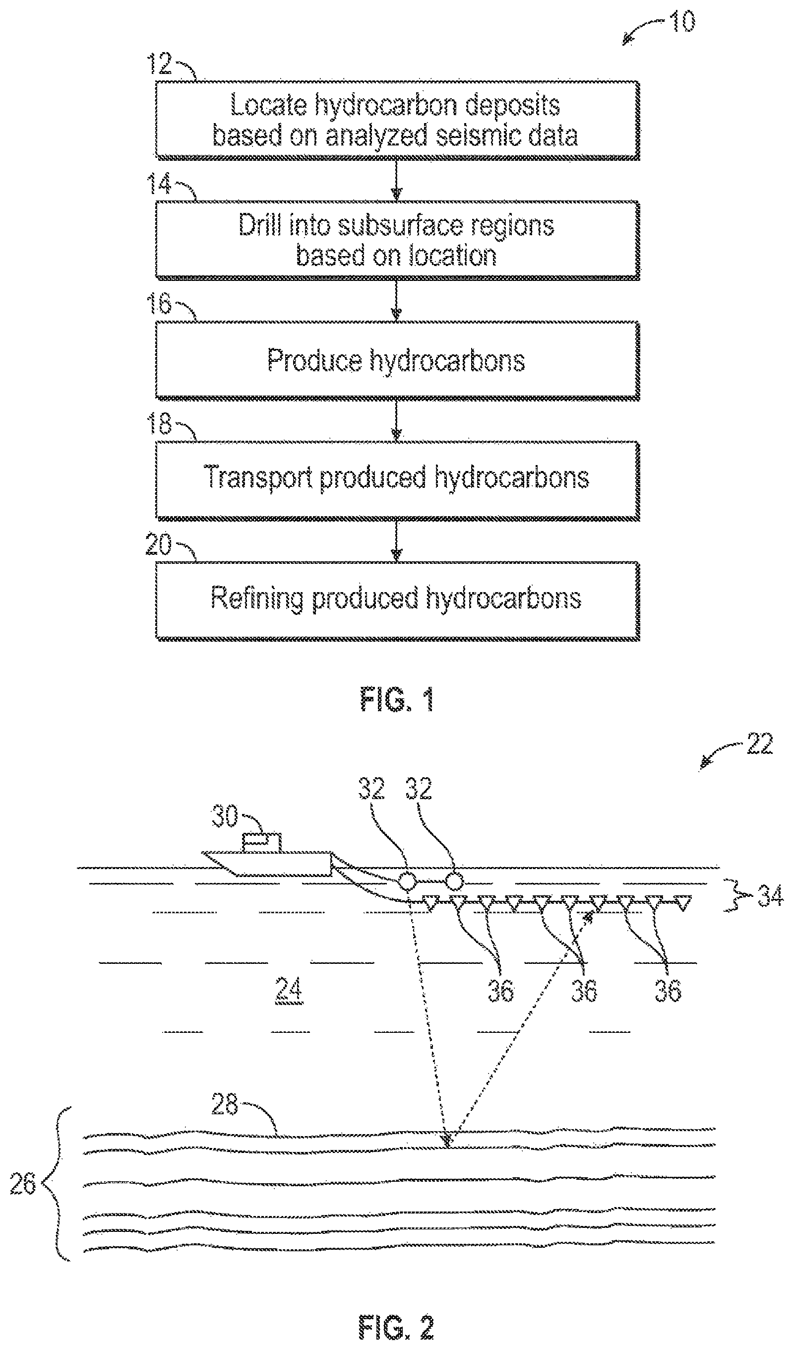 Patent US12326530 Figure 1 – Low-frequency seismic survey design