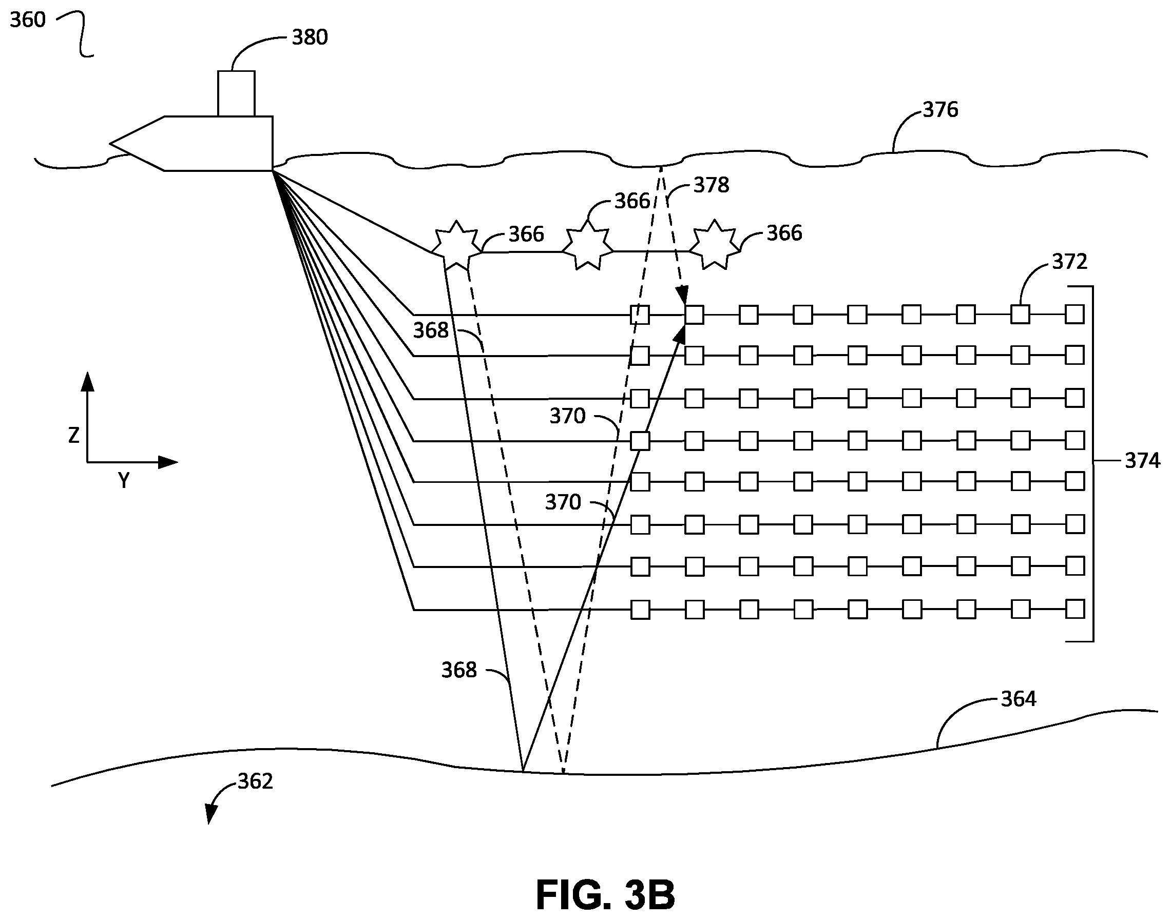 Patent US12326532 Figure 4 – Feature detection in seismic data