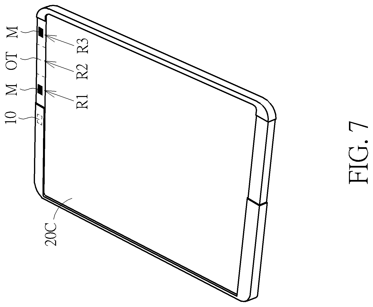 Patent US12326537 Figure 7 – Optical tracking device