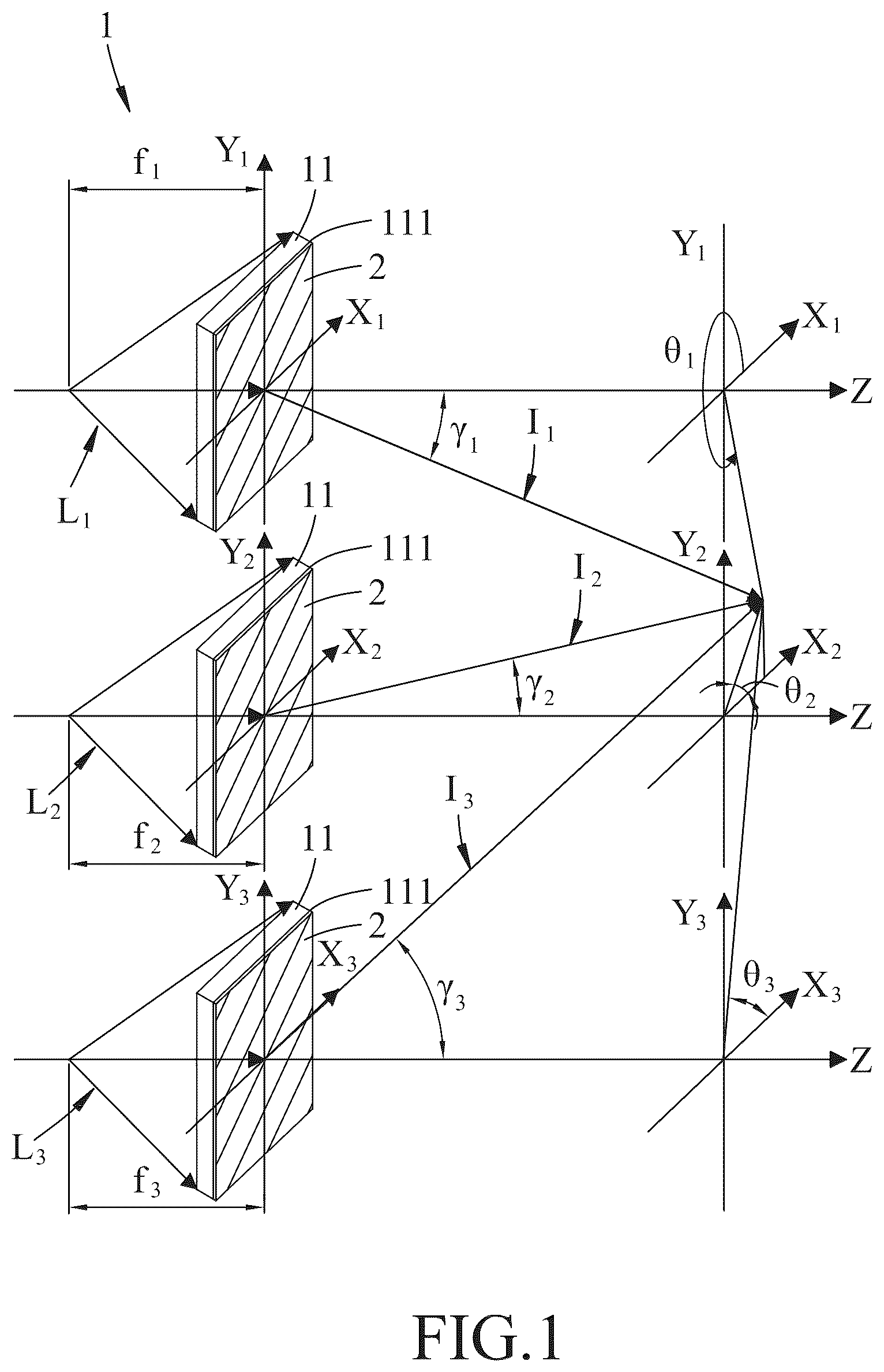 Patent US12326539 — Meta-optical device for collimating and deflecting light beam — Figure 1