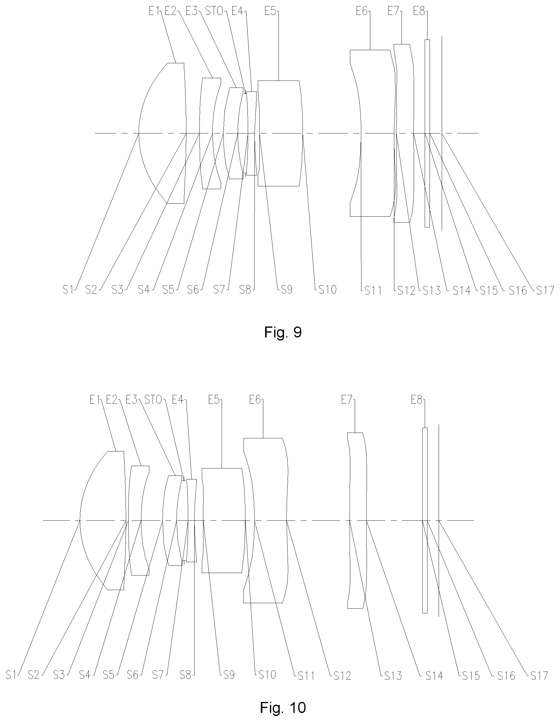 Patent US12326543 Figure 7 – Zoom lens