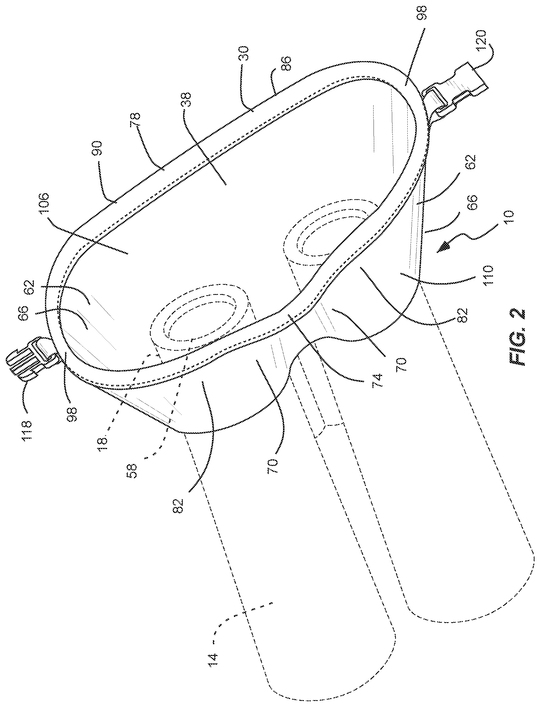 Patent US12326552 Figure 2 – Removably attachable eyepiece shield