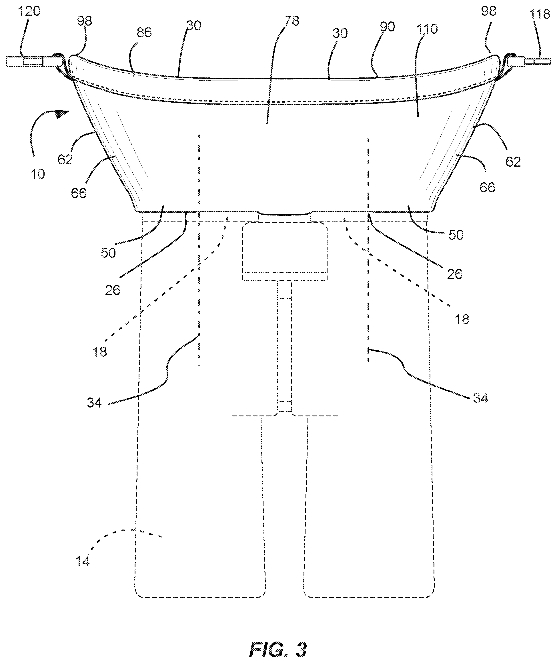 Patent US12326552 Figure 3 – Removably attachable eyepiece shield