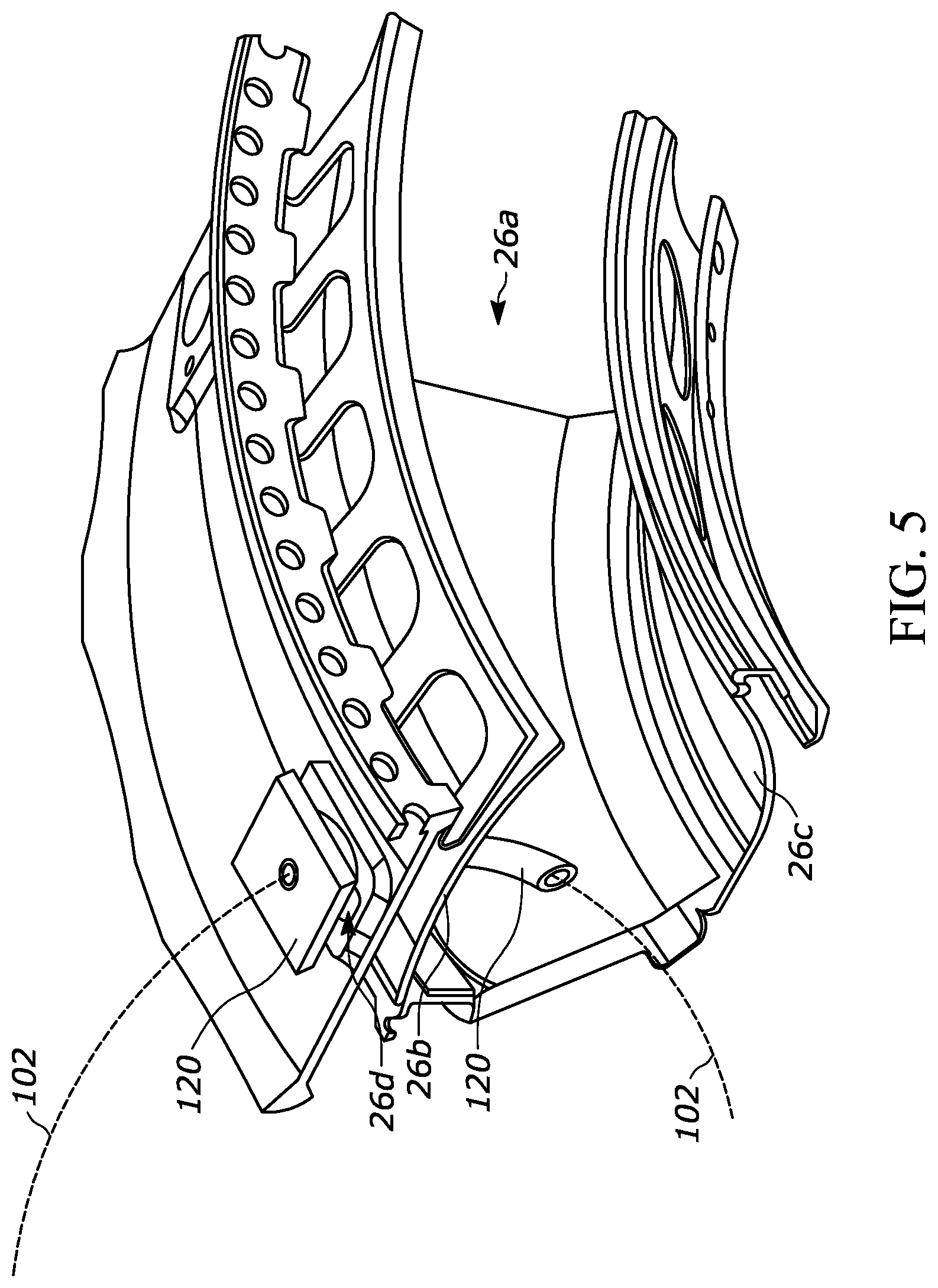 Patent US12326553 Figure 6 – Tool stabilization mechanism and related methods