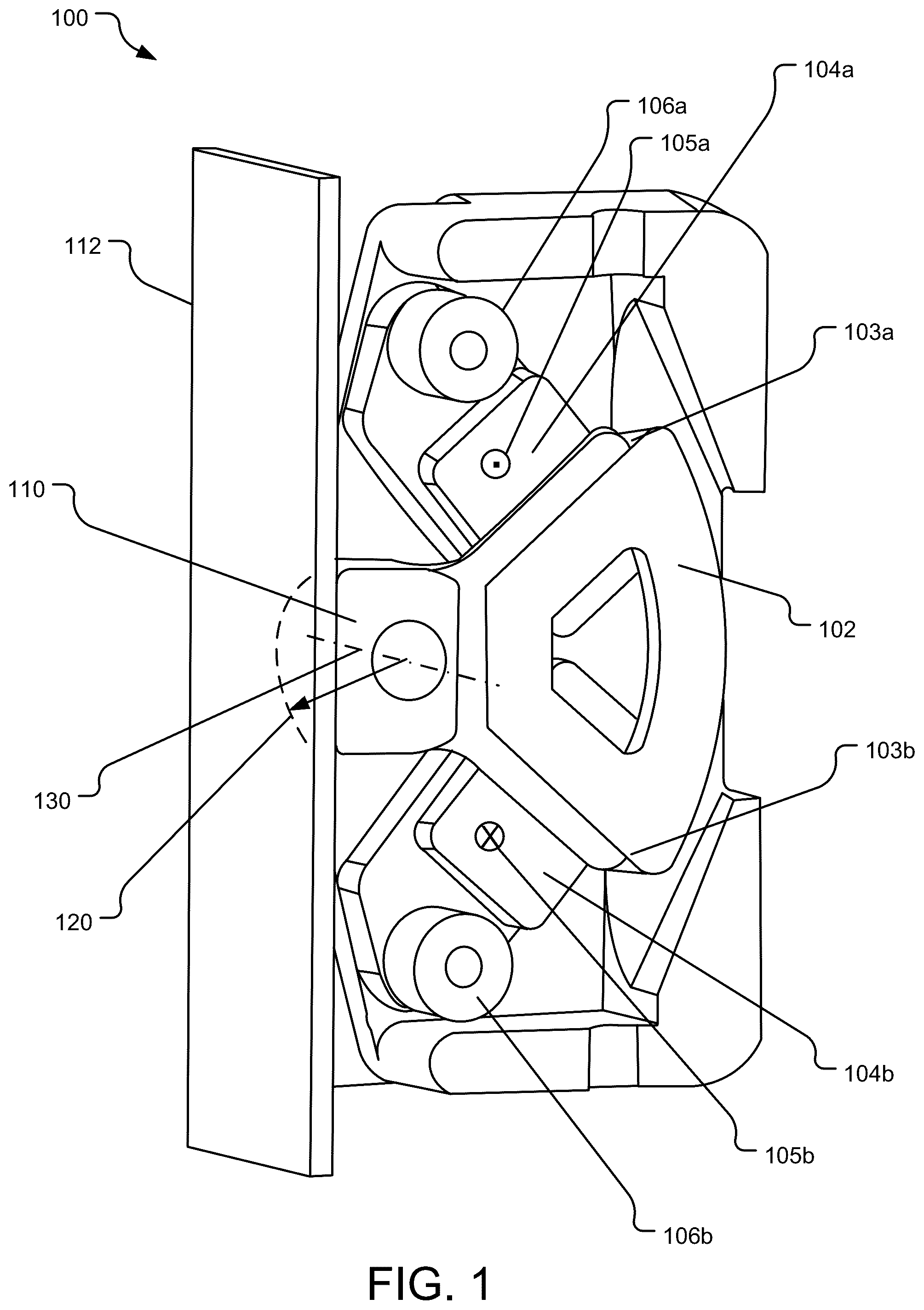 Patent US12326554 Figure 1 – Compact galvanometer mirror design