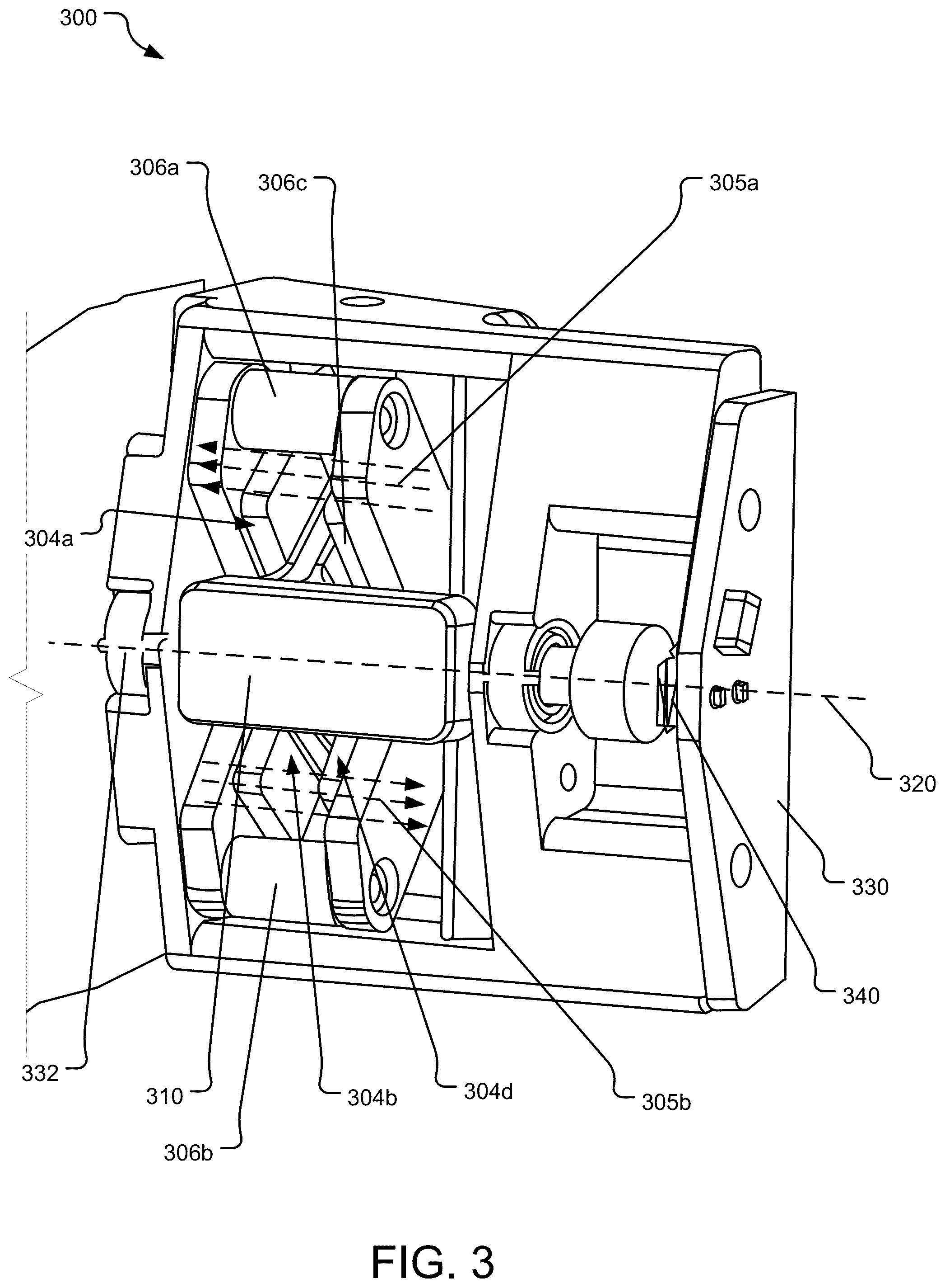 Patent US12326554 Figure 3 – Compact galvanometer mirror design