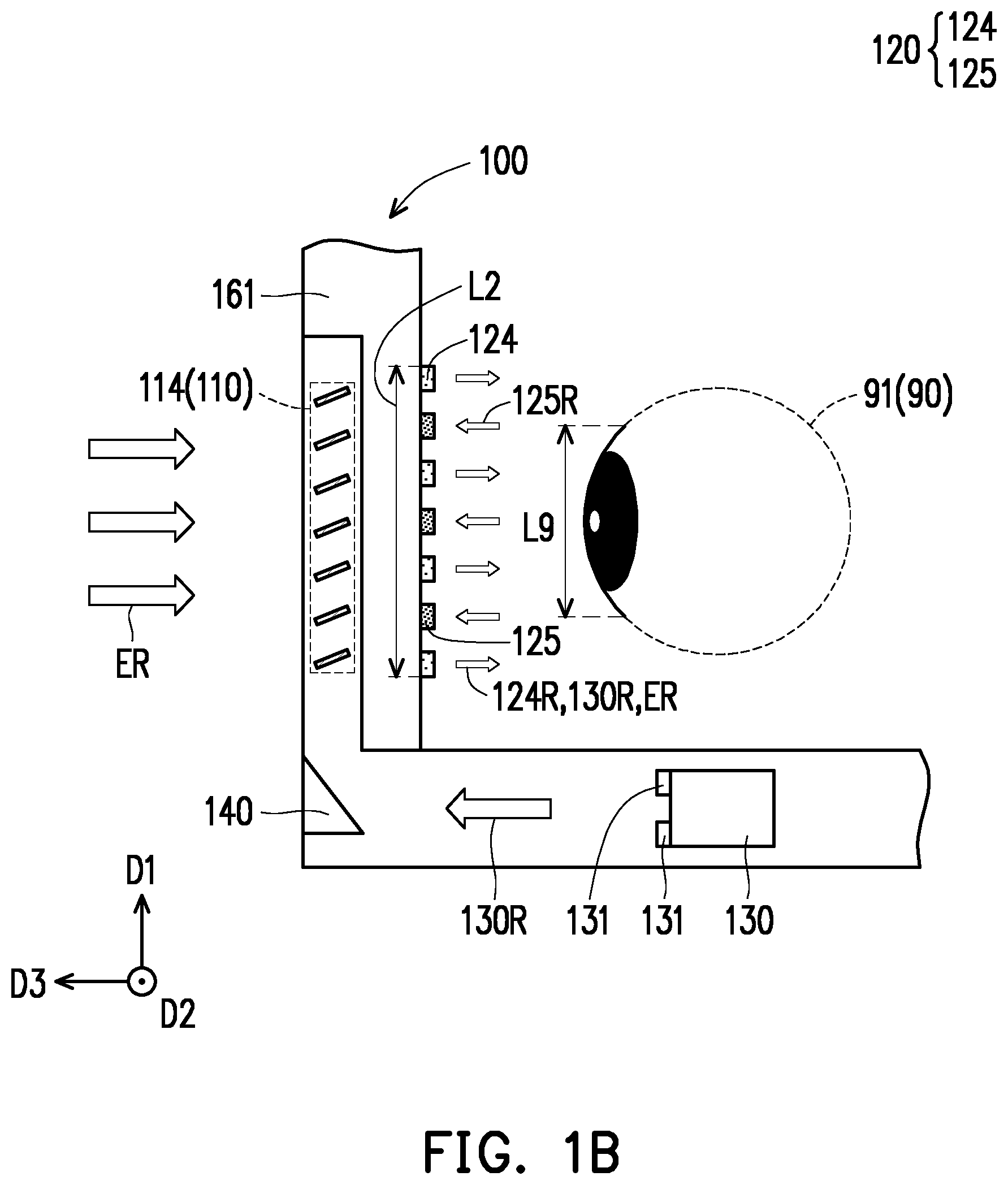 Patent US12326557 Figure 2 – Head-mounted eye tracking system