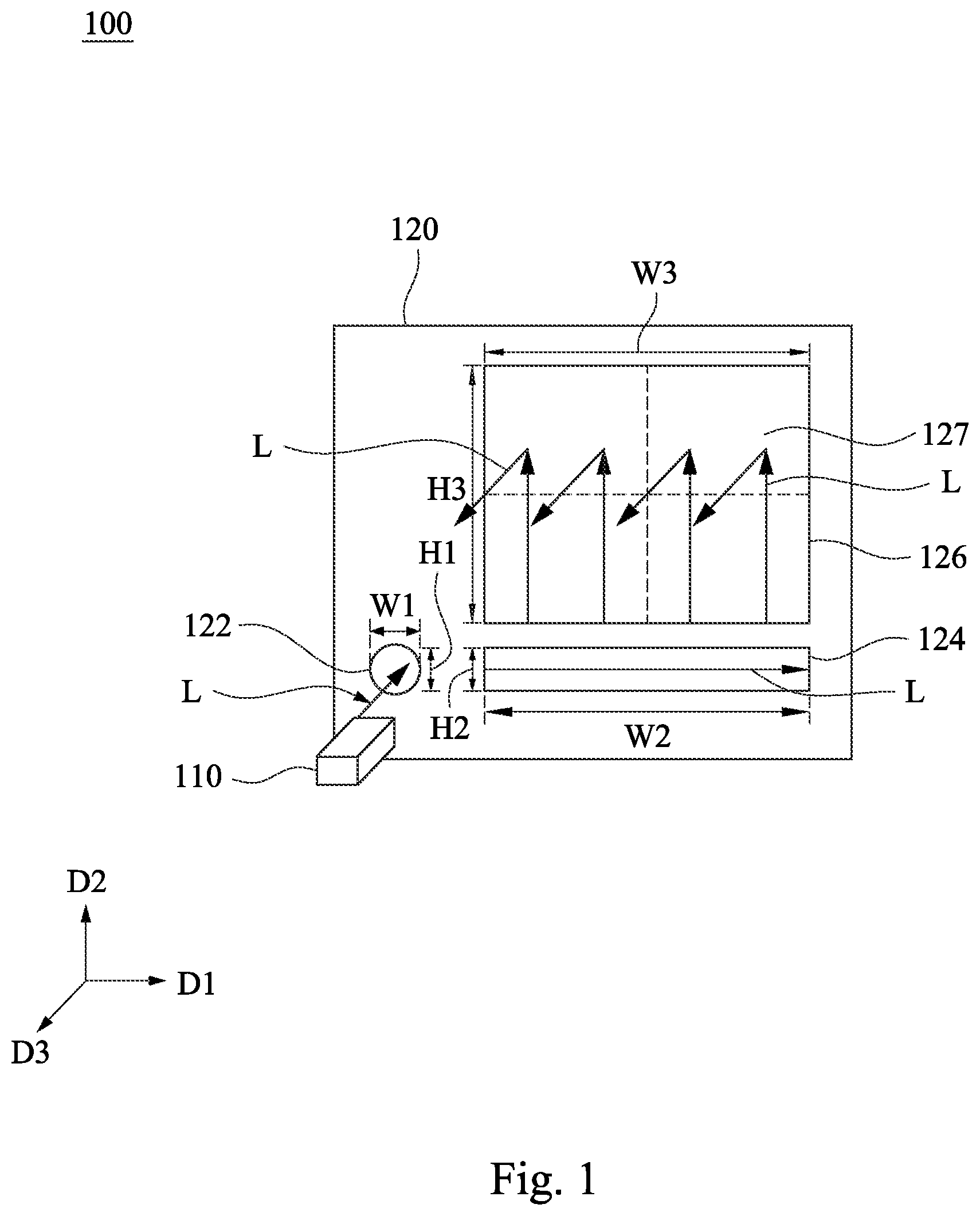 Patent US12326558 Figure 1 – Head-up display and operating method thereof