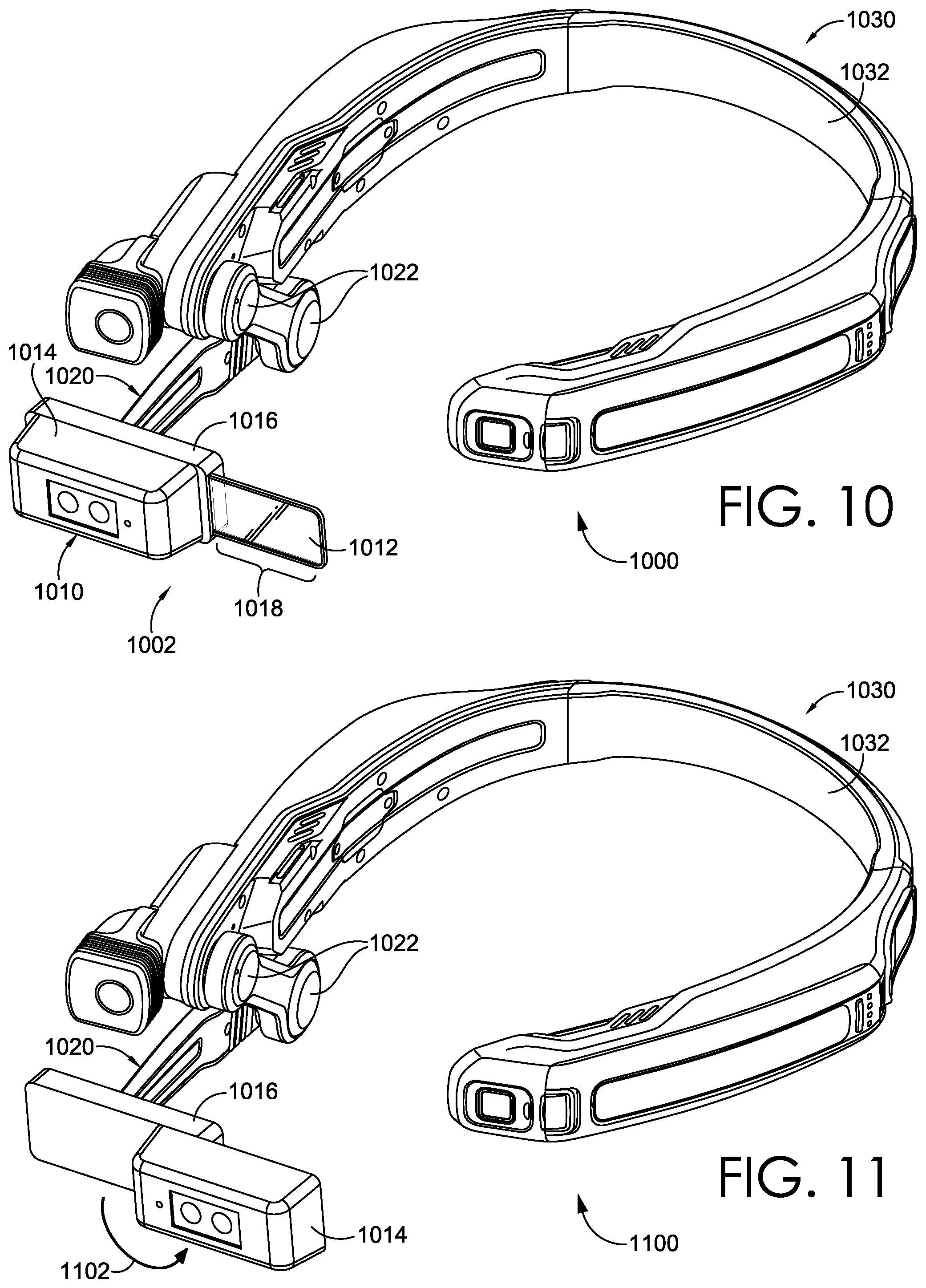 Patent US12326564 Figure 7 – Convertible waveguide optical engine assembly for head-mounted device