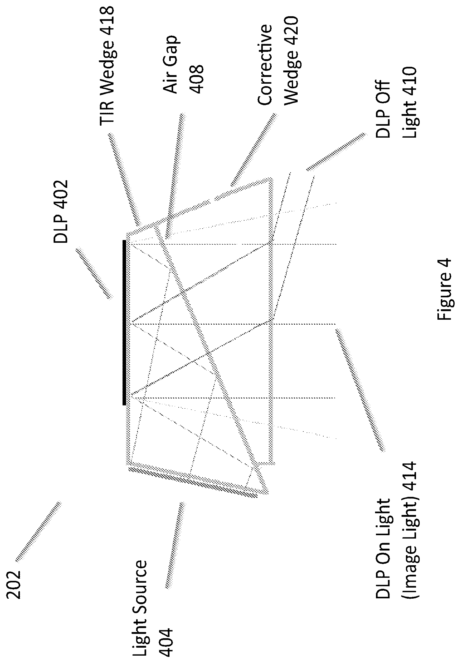 Patent US12326565 Figure 5 – Stray light suppression for head worn computing