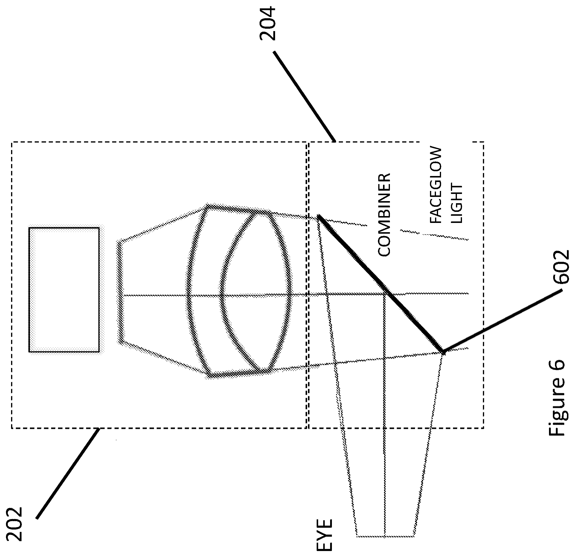 Patent US12326565 Figure 9 – Stray light suppression for head worn computing