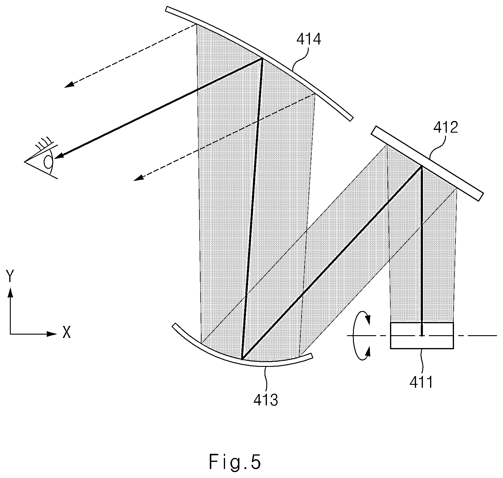 Patent US12326571 Figure 5 – Device for displaying side view of vehicle and method for displaying side view using the same