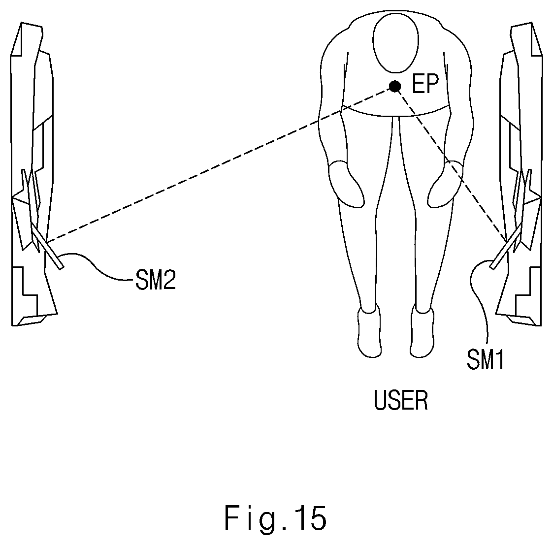 Patent US12326571 Figure 15 – Device for displaying side view of vehicle and method for displaying side view using the same