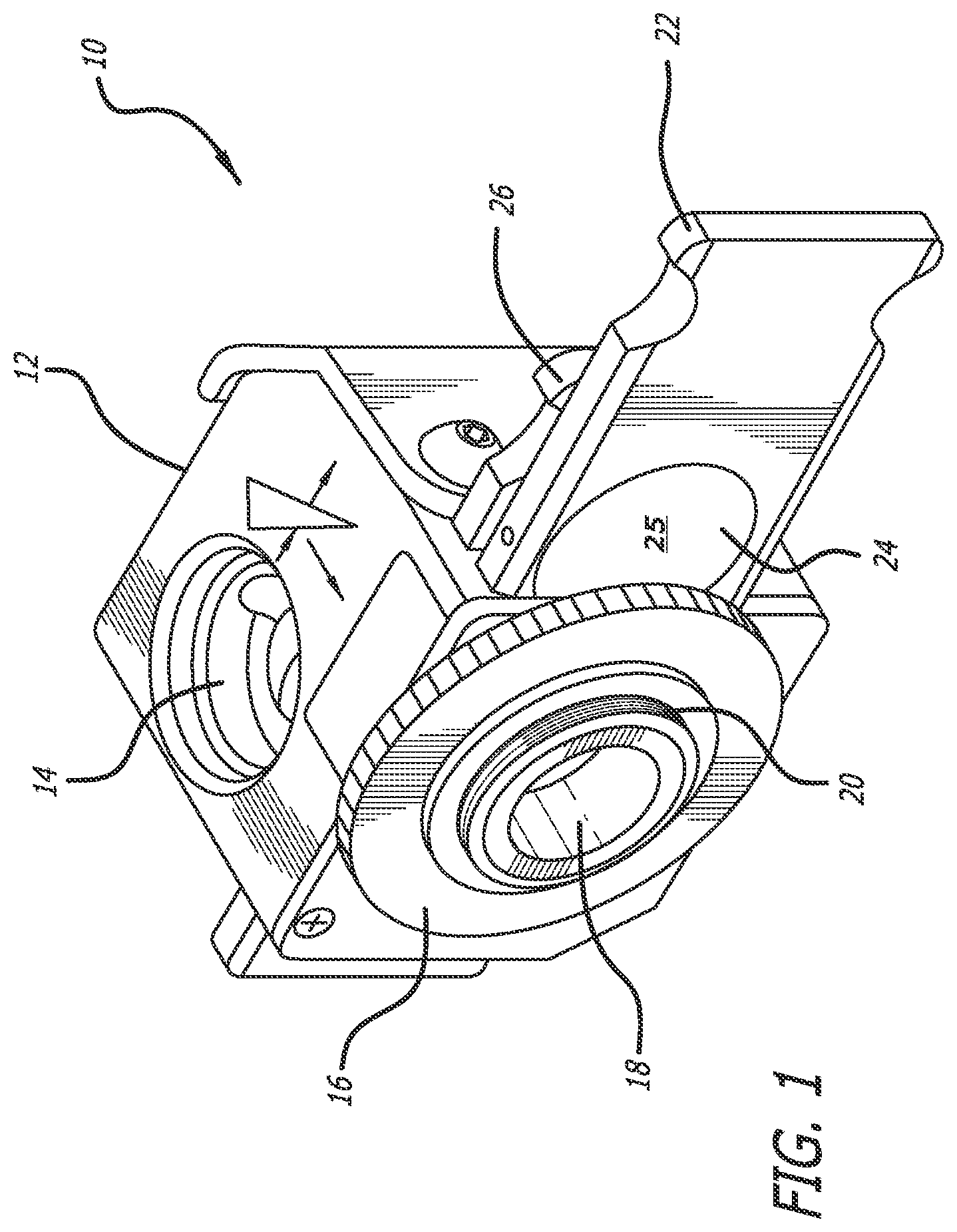 Patent US12326572 Figure 1 – Nano-textured attenuator for use with laser beam profiling and laser beam characterization systems and method of use