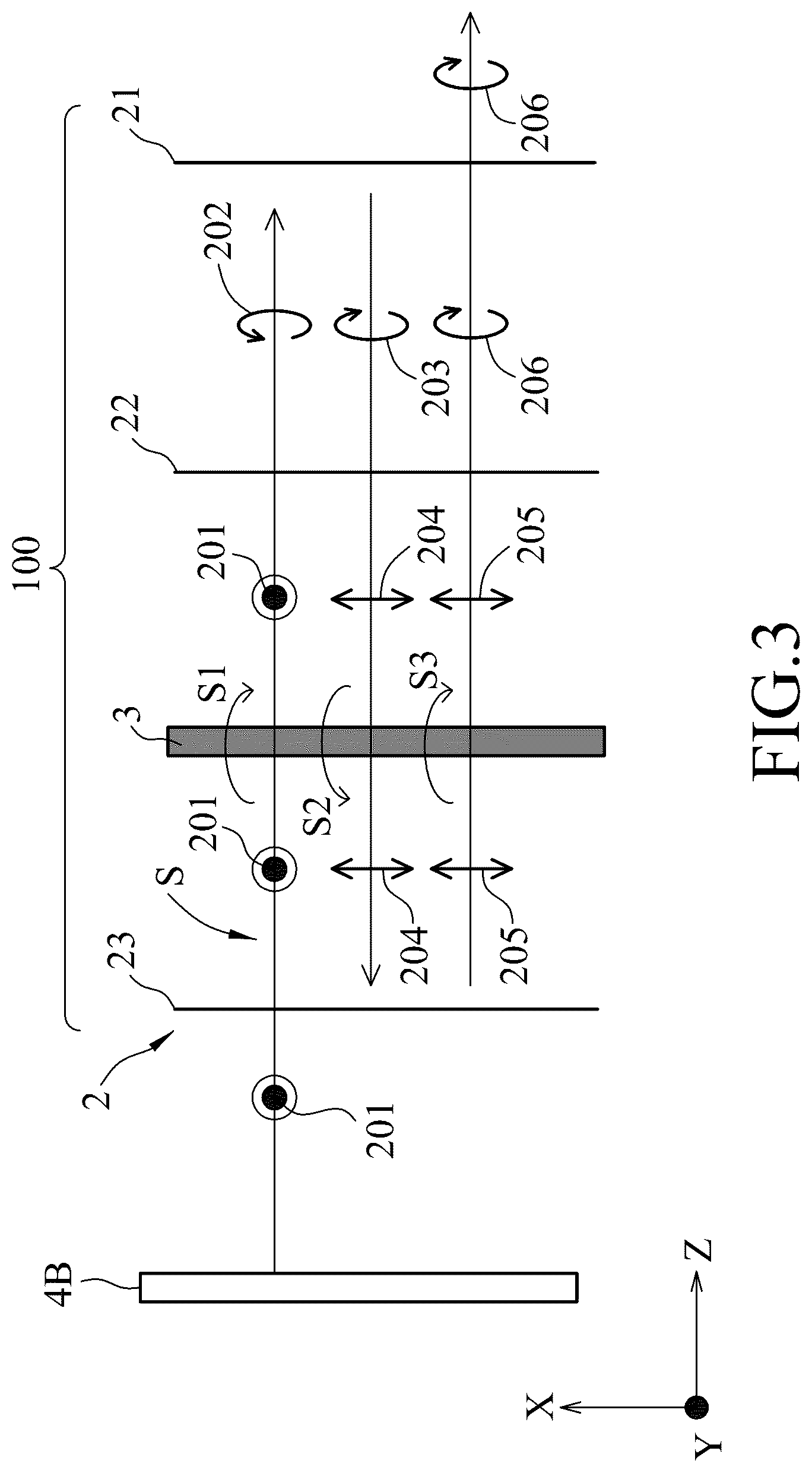 Patent US12326573 Figure 3 – Optical system including pancake lens assembly