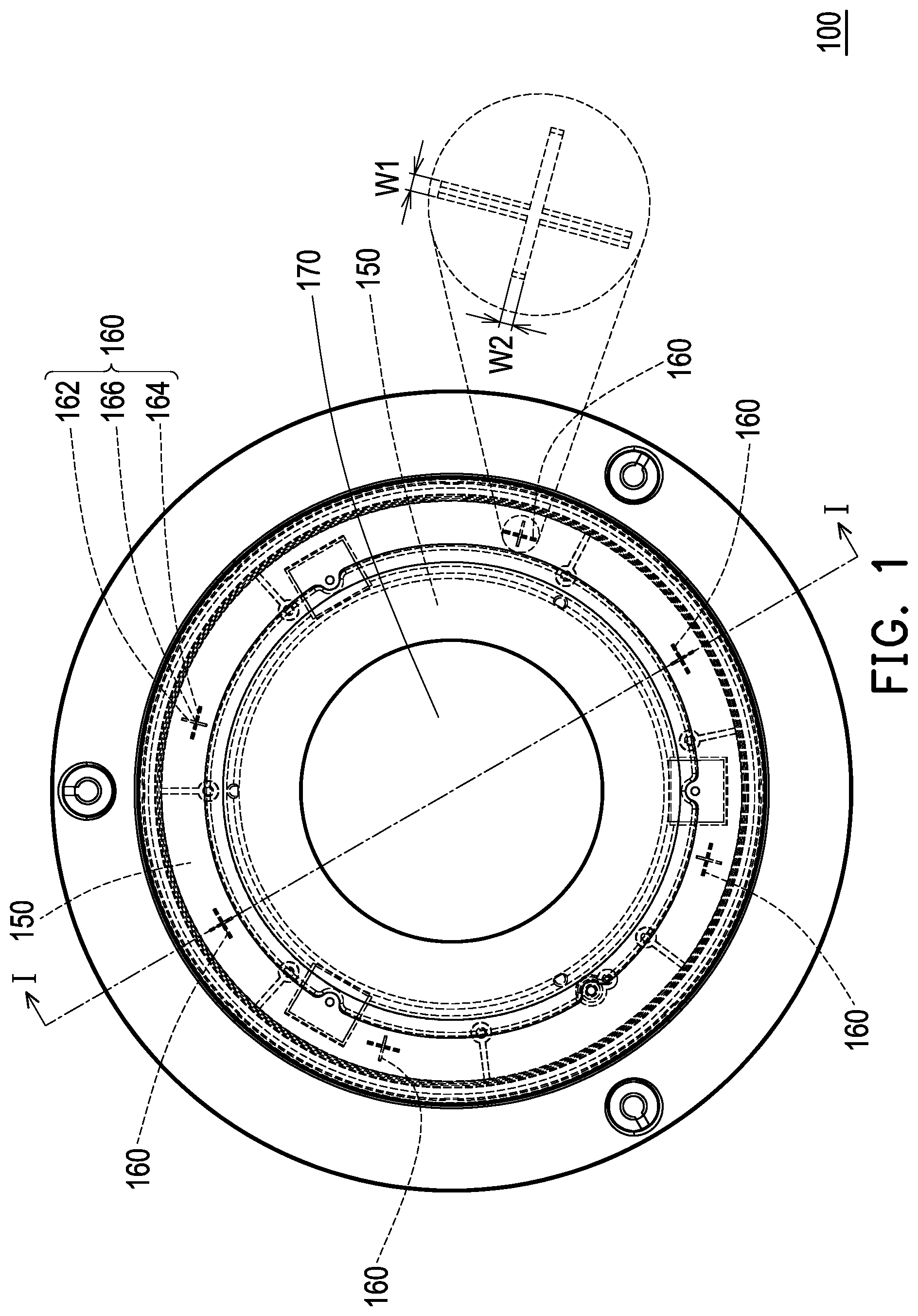 Patent US12326575 Figure 1 – Optical sensing device