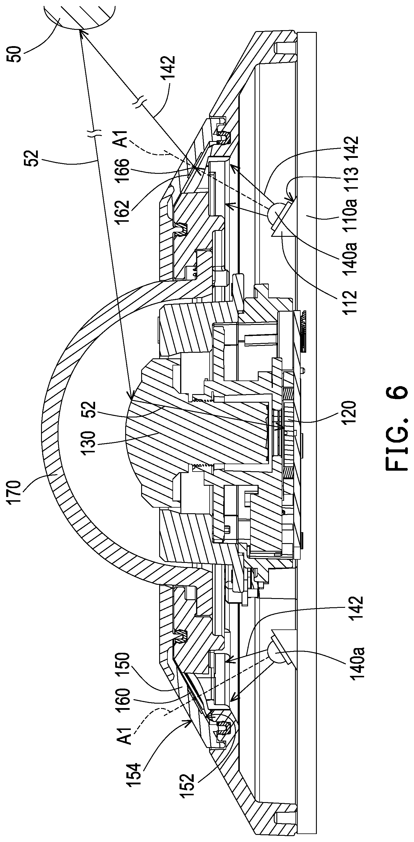 Patent US12326575 Figure 6 – Optical sensing device