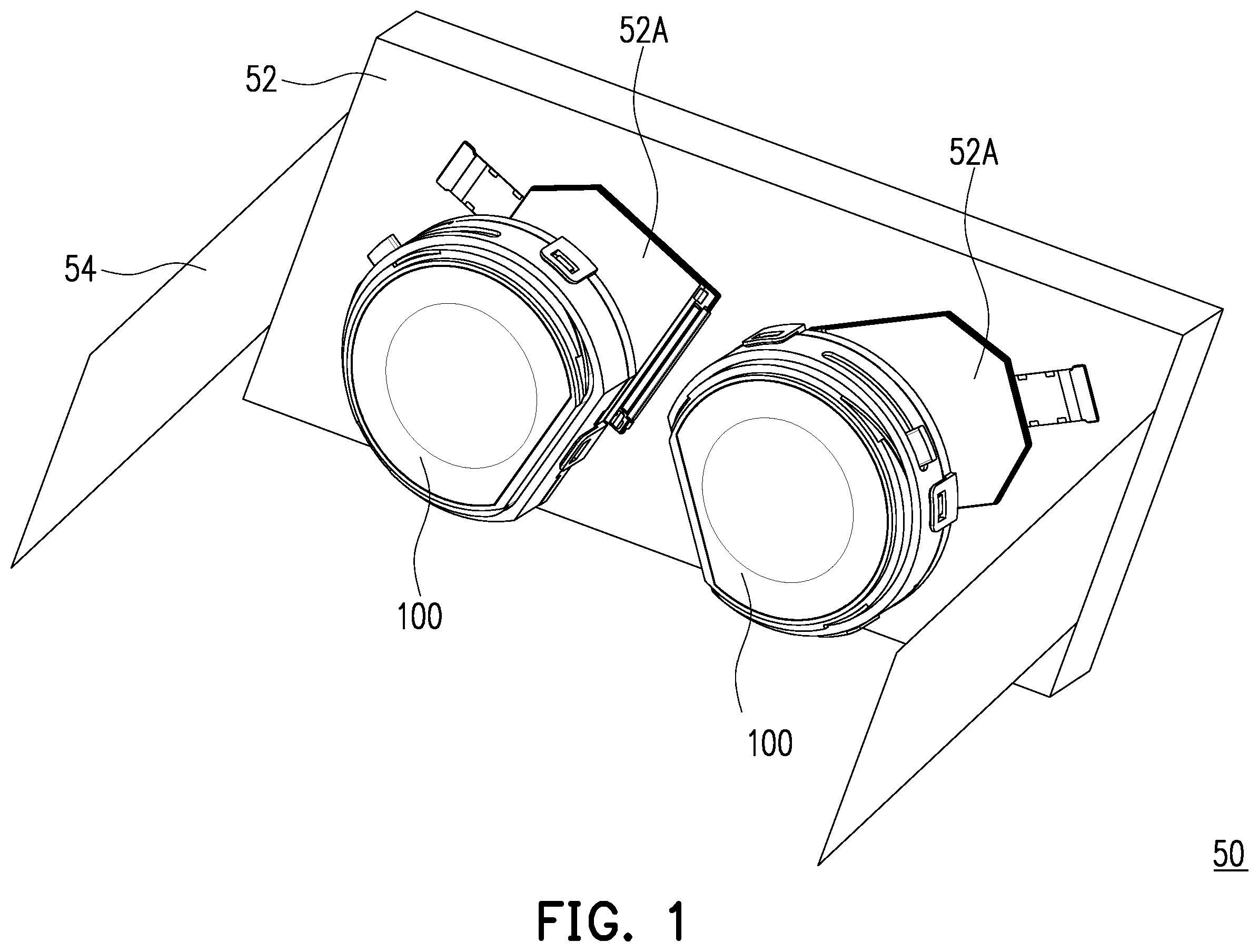 Patent US12326577 Figure 1 – Head-mounted display device and zoom lens module