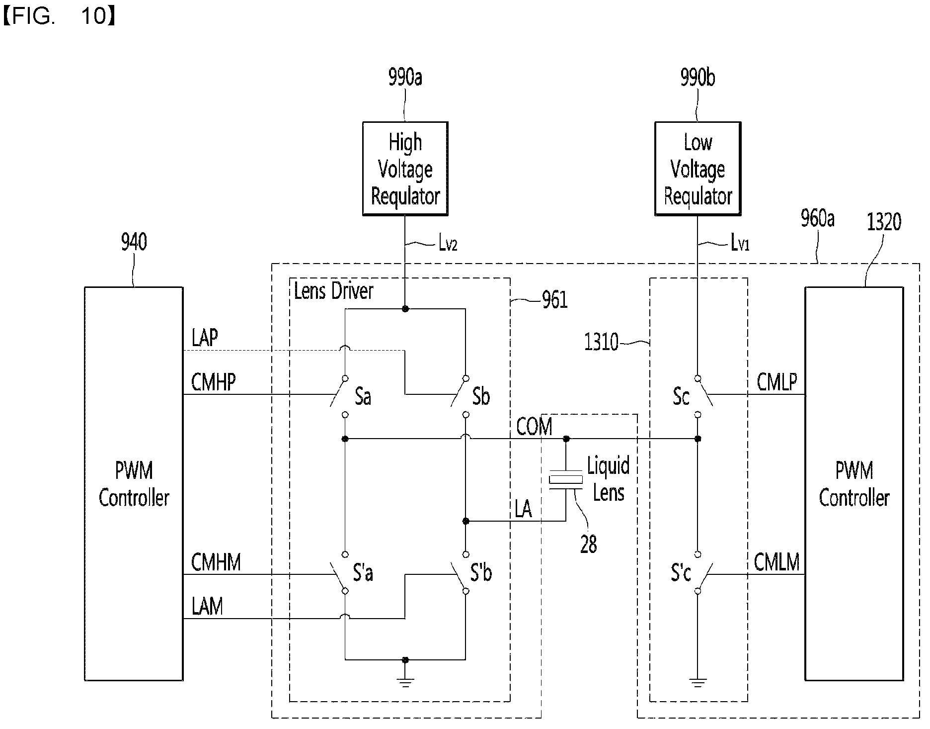 Patent US12326579 Figure 13 – Lens curvature variation apparatus