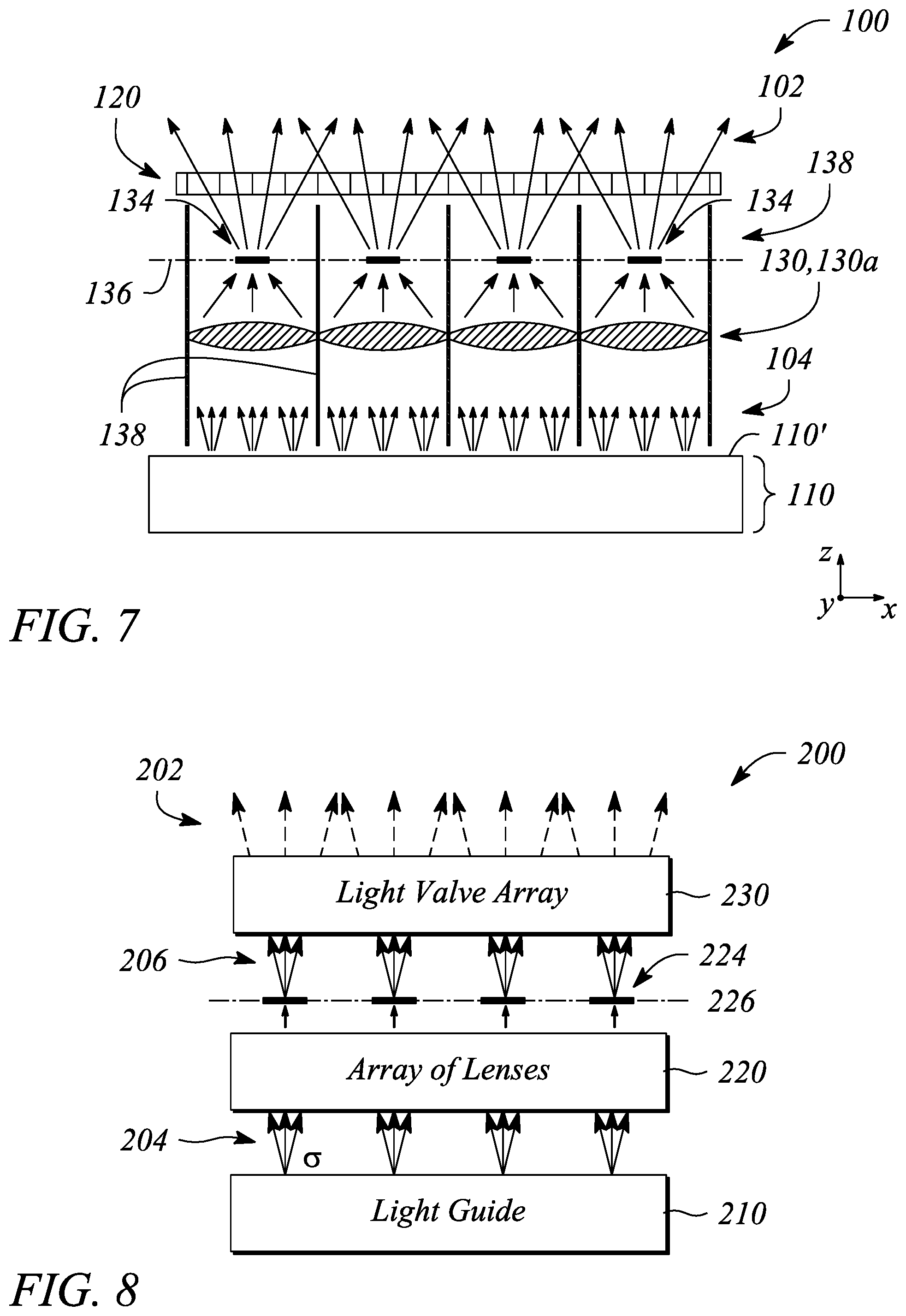 Patent US12326580 Figure 4 – Multiview display and method using effective light sources