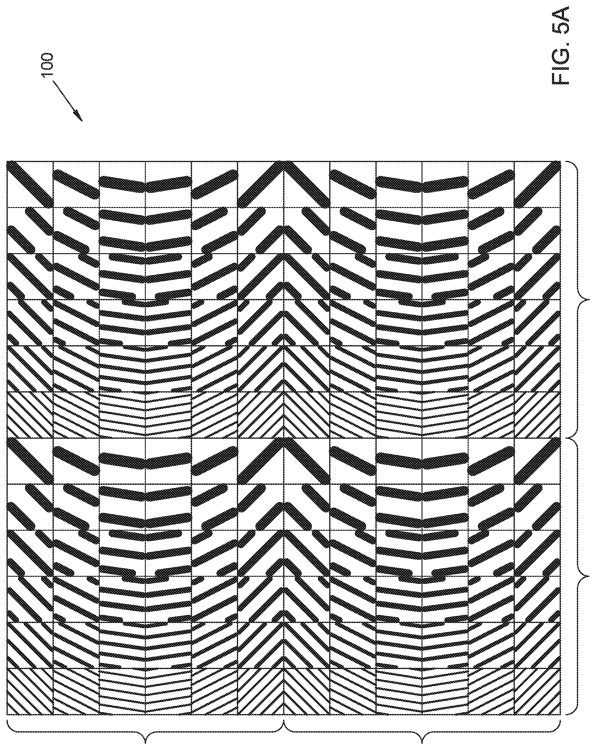 Patent US12326584 Figure 5 – Diffraction grating array for wide-angle illumination