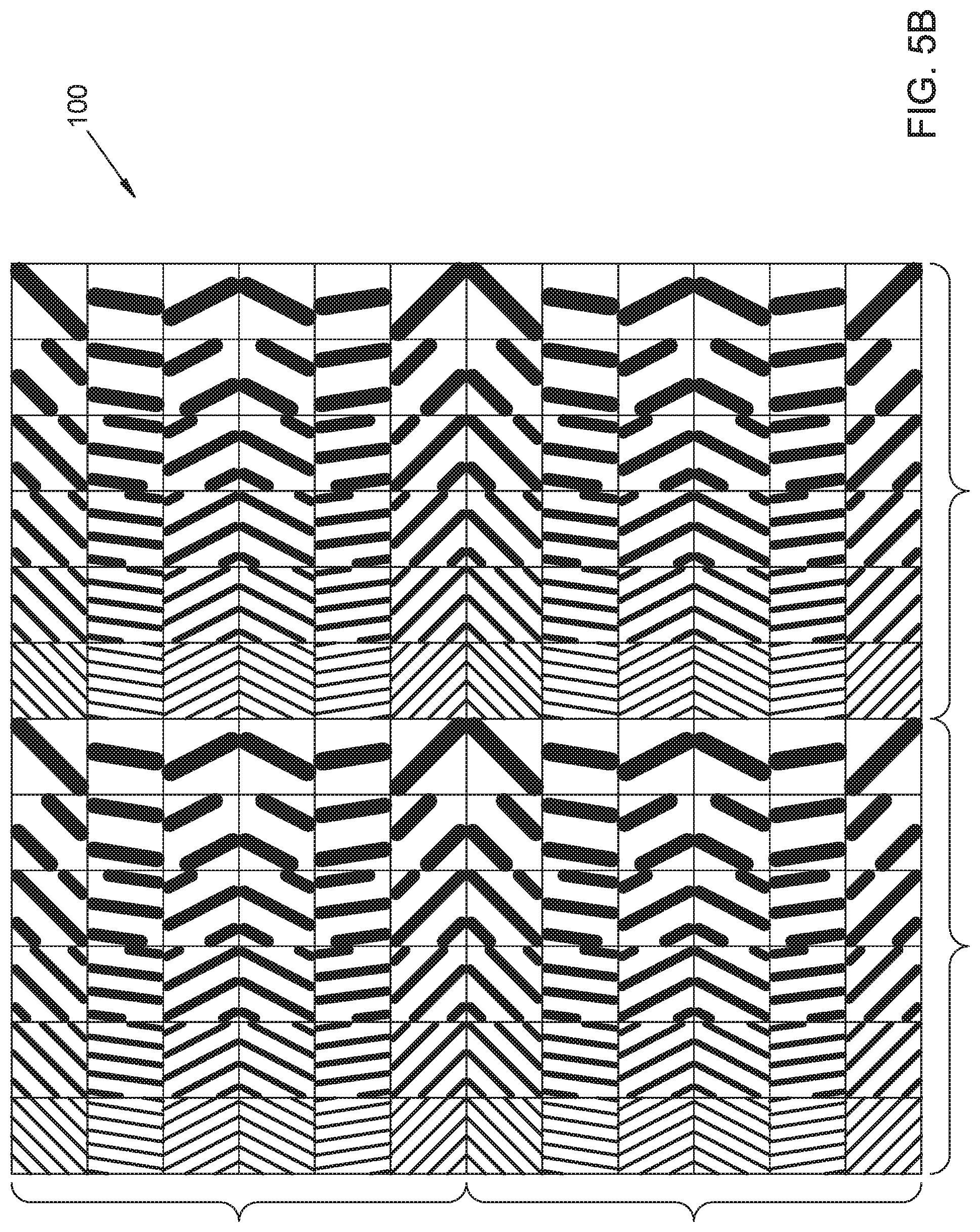 Patent US12326584 Figure 6 – Diffraction grating array for wide-angle illumination