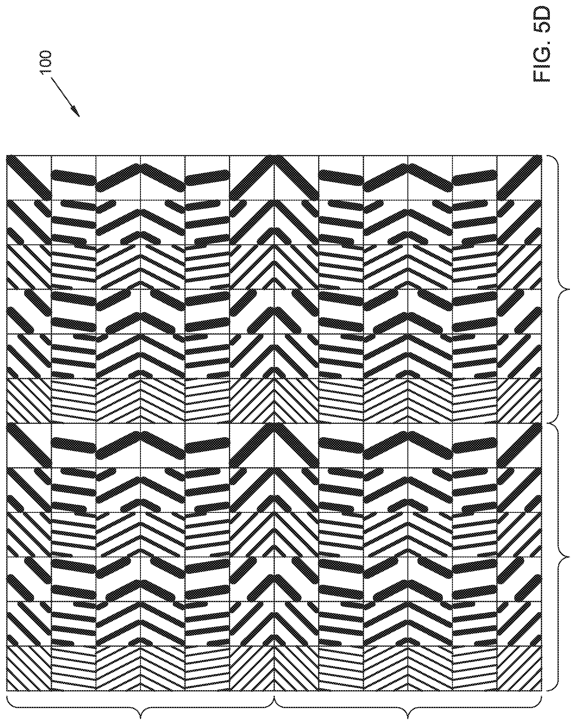Patent US12326584 Figure 8 – Diffraction grating array for wide-angle illumination