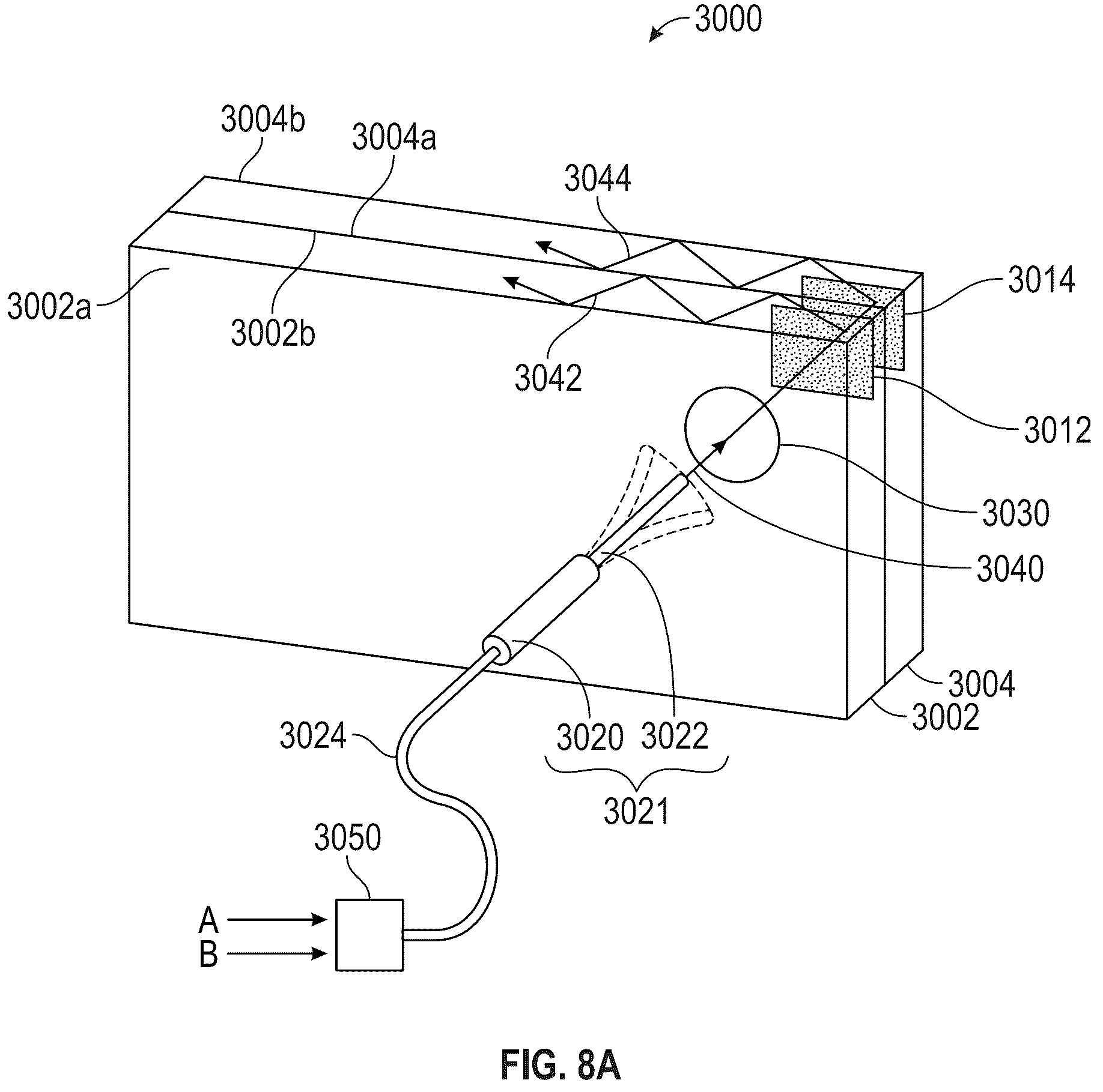 Patent US12326585 Figure 6 – Display system with optical elements for in-coupling multiplexed light streams
