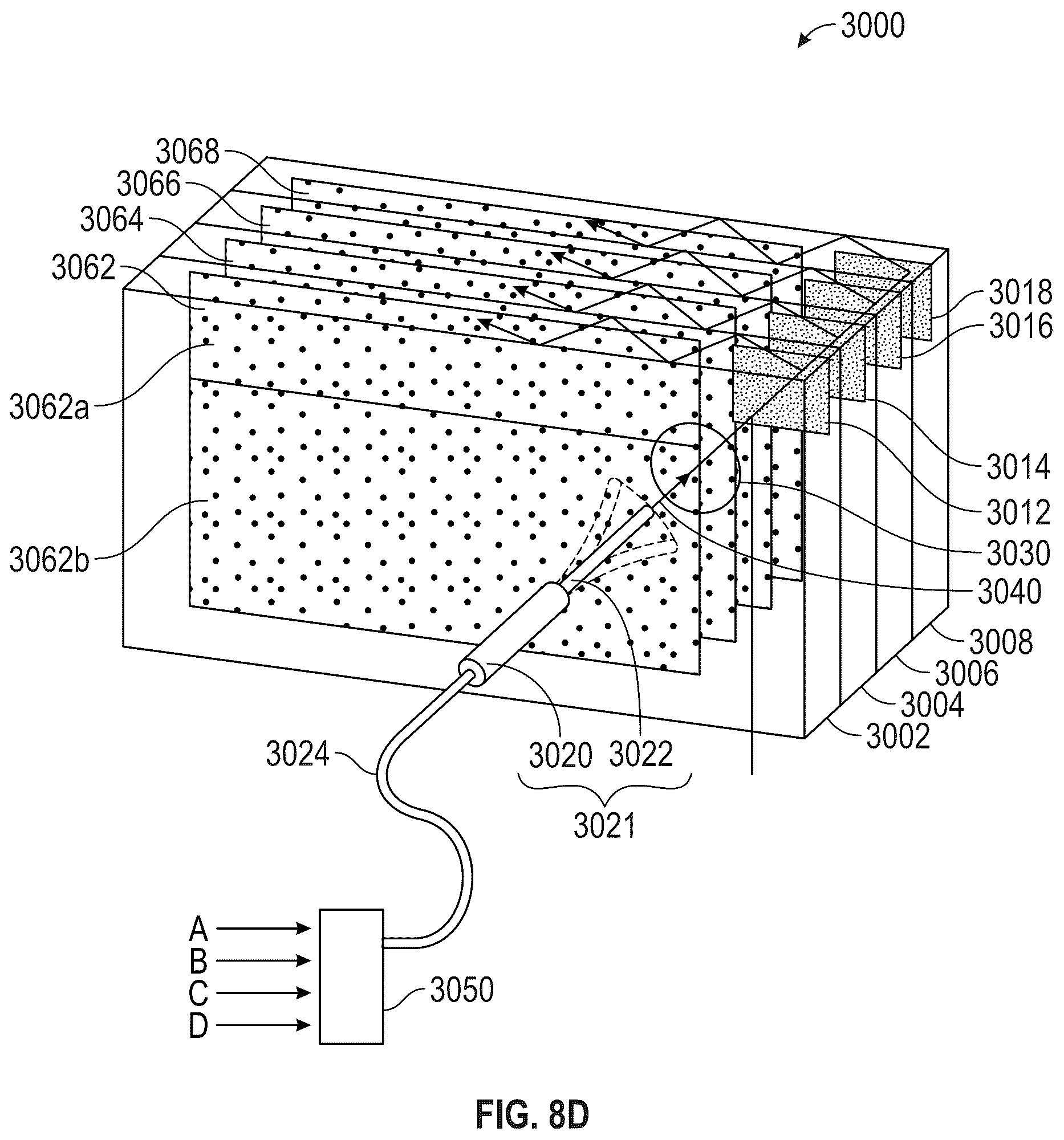 Patent US12326585 Figure 9 – Display system with optical elements for in-coupling multiplexed light streams
