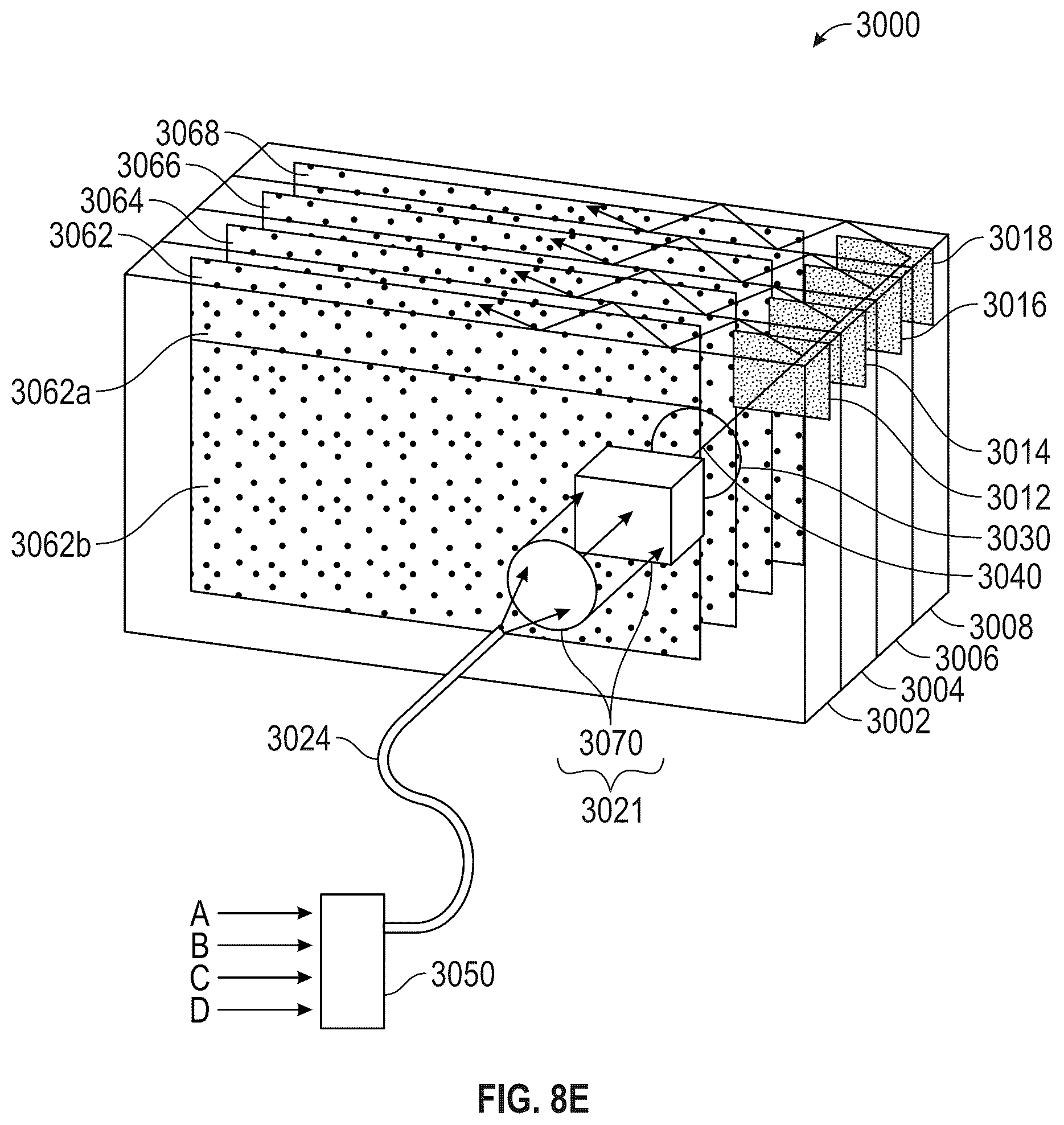 Patent US12326585 Figure 10 – Display system with optical elements for in-coupling multiplexed light streams