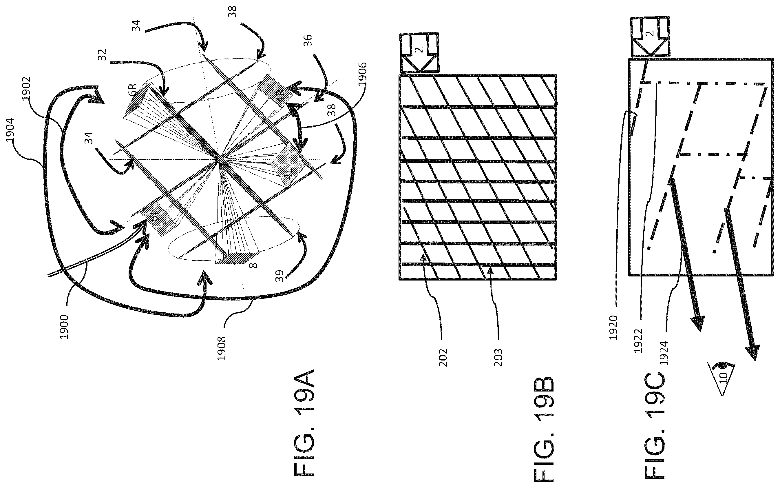 Patent US12326589 Figure 13 – Light-guide optical element with multiple-axis internal aperture expansion