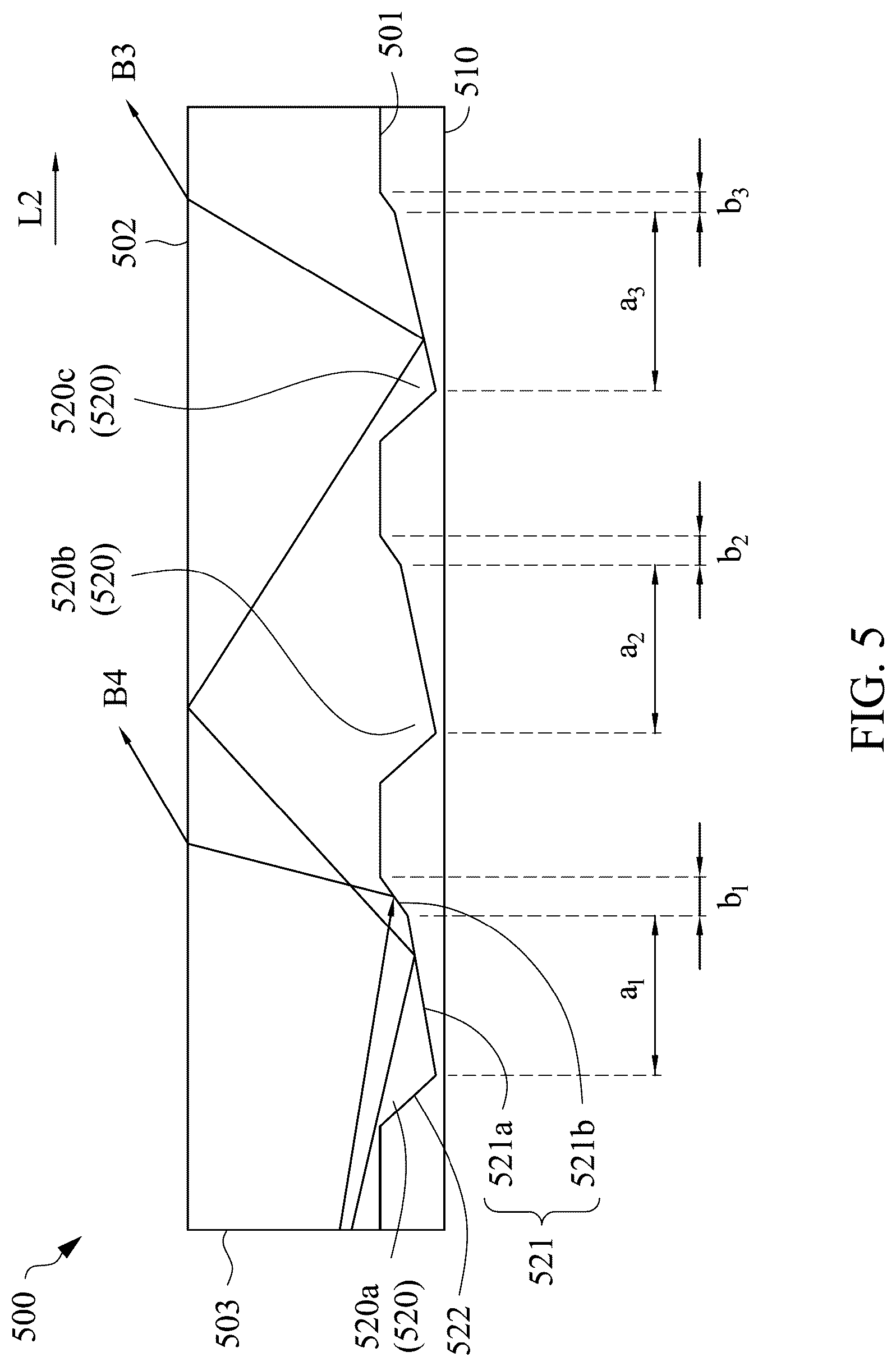 Patent US12326590 Figure 5 – Light guide plate, backlight module, and display device