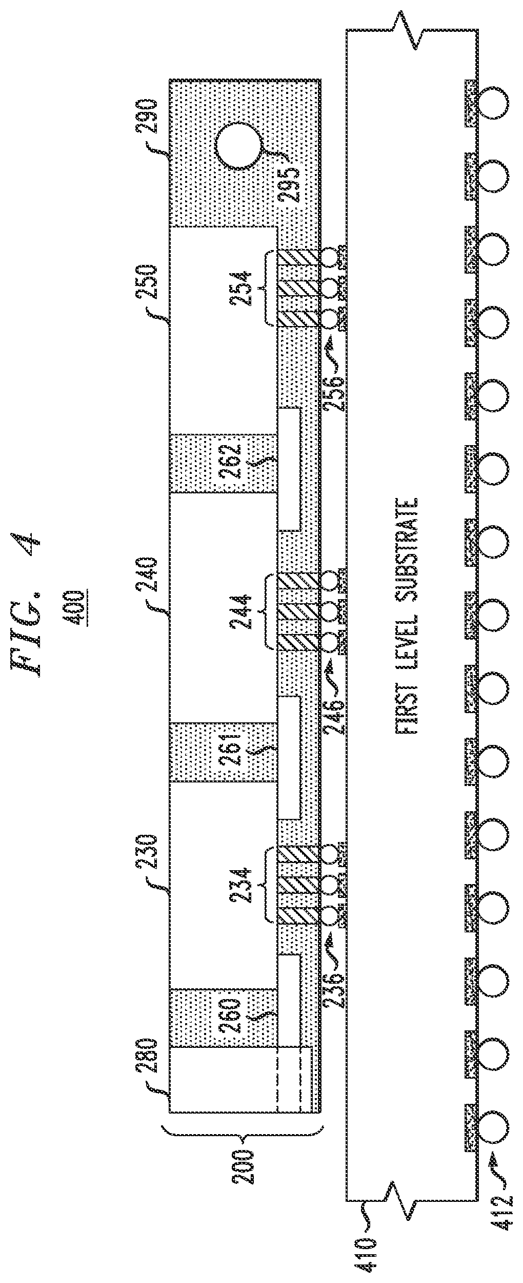 Patent US12326592 Figure 3 – Heterogeneous package structures with photonic devices