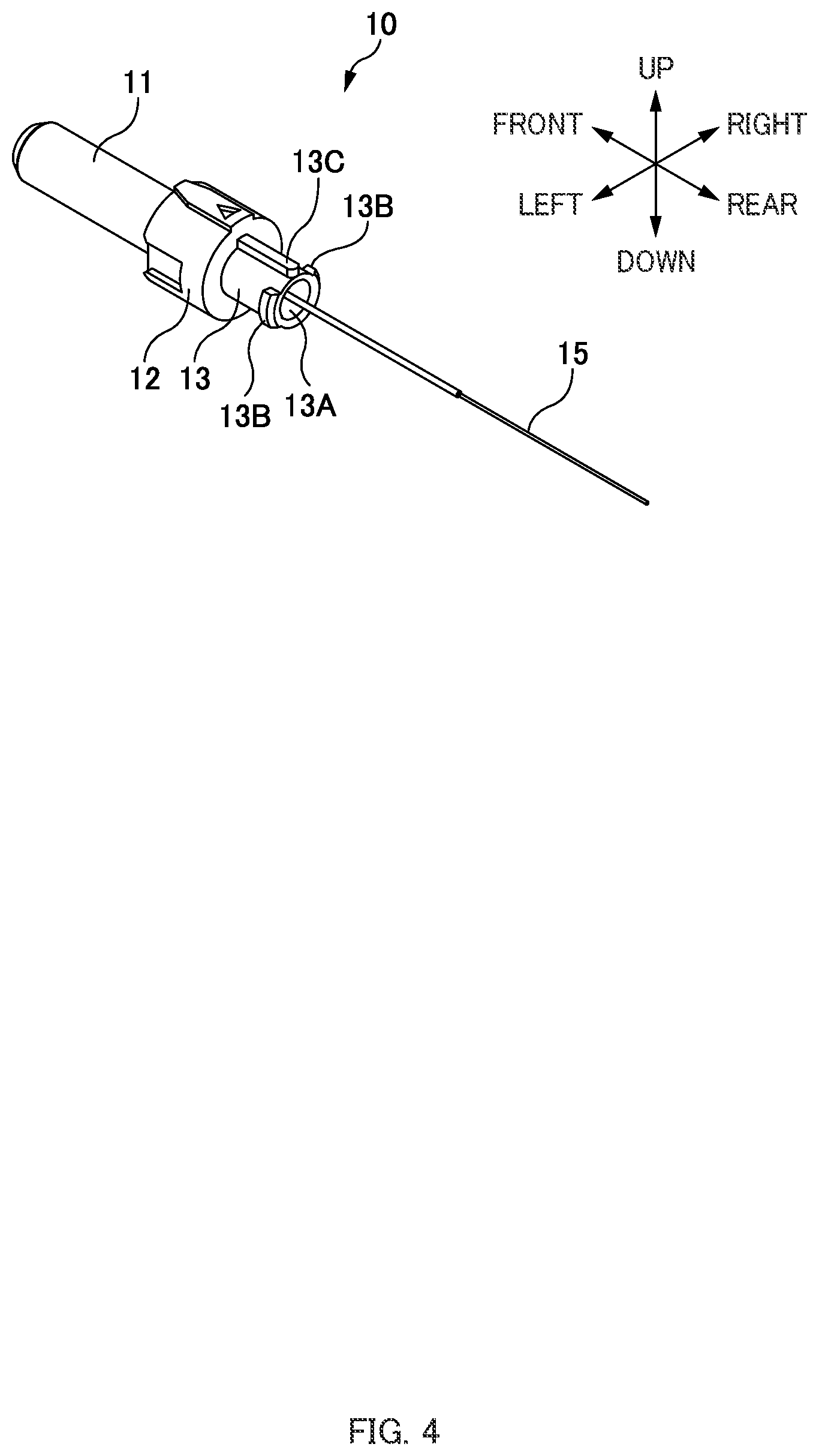 Patent US12326594 Figure 4 – Optical connector and method of manufacturing optical connector