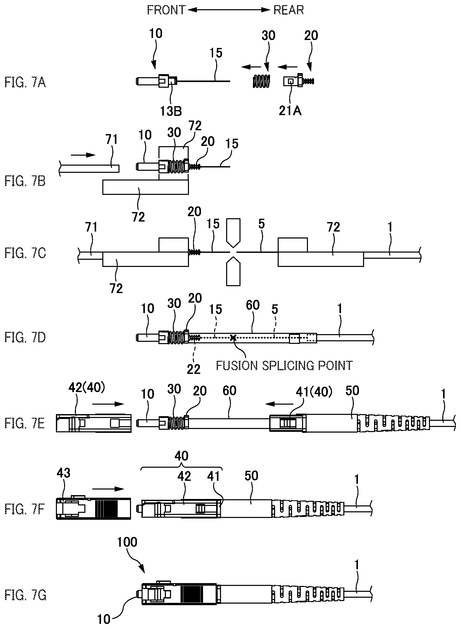 Patent US12326594 Figure 7 – Optical connector and method of manufacturing optical connector