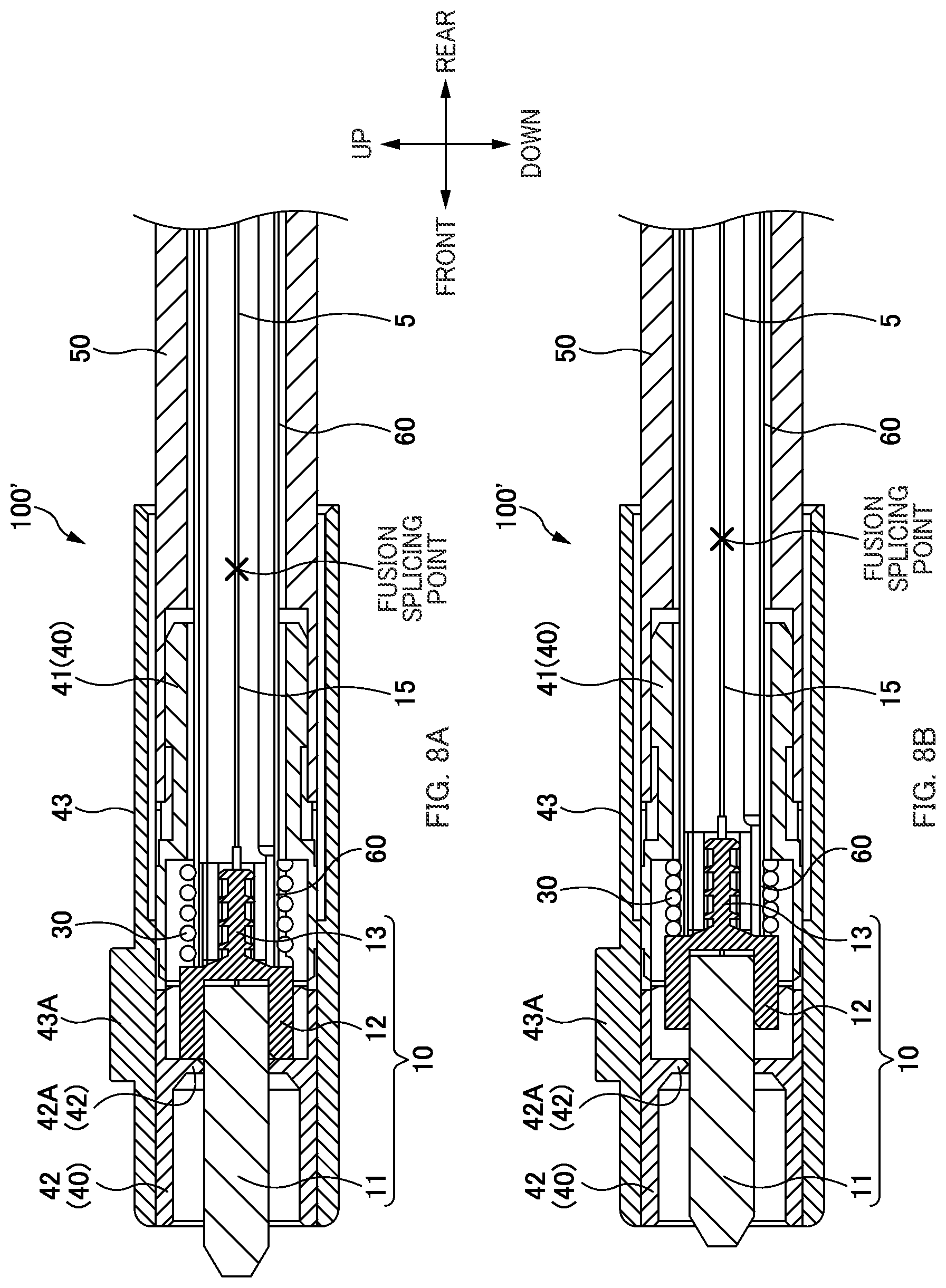 Patent US12326594 Figure 8 – Optical connector and method of manufacturing optical connector