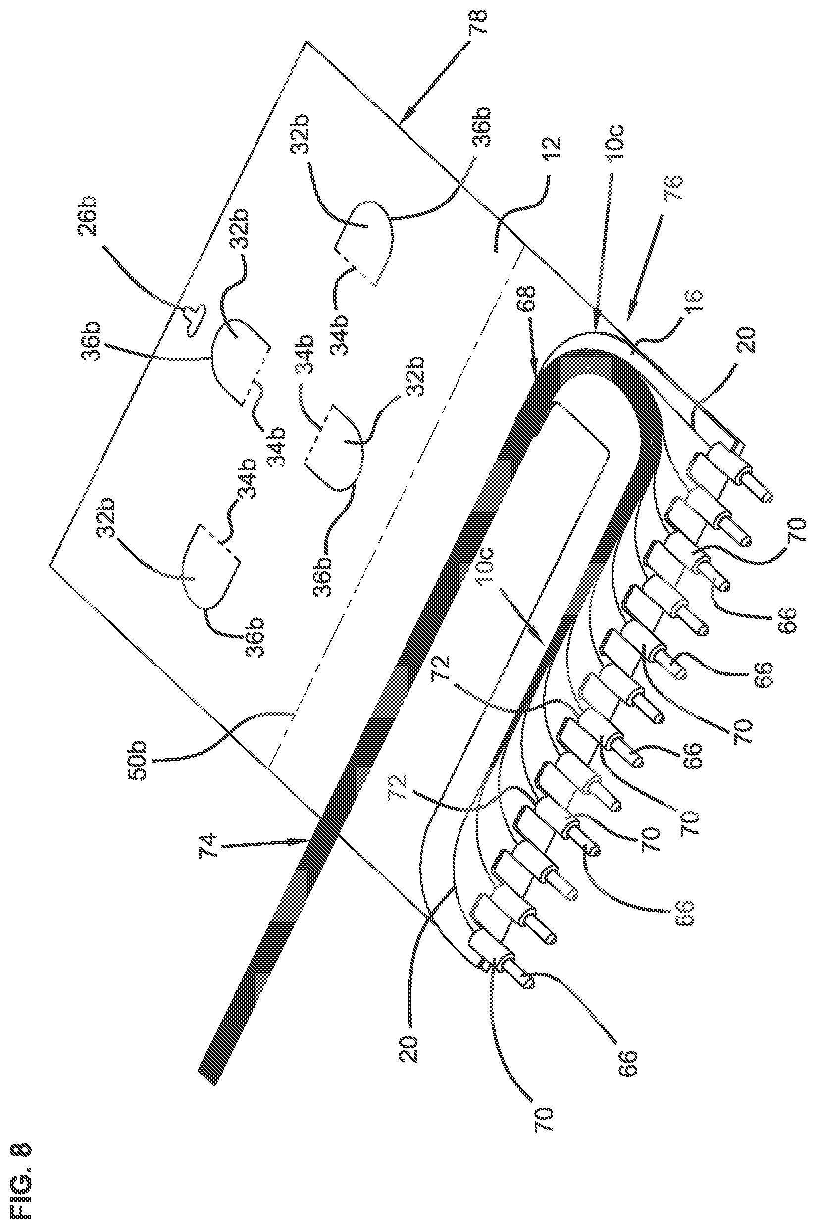 Patent US12326596 Figure 8 – Flexible organizer and self-supporting unit