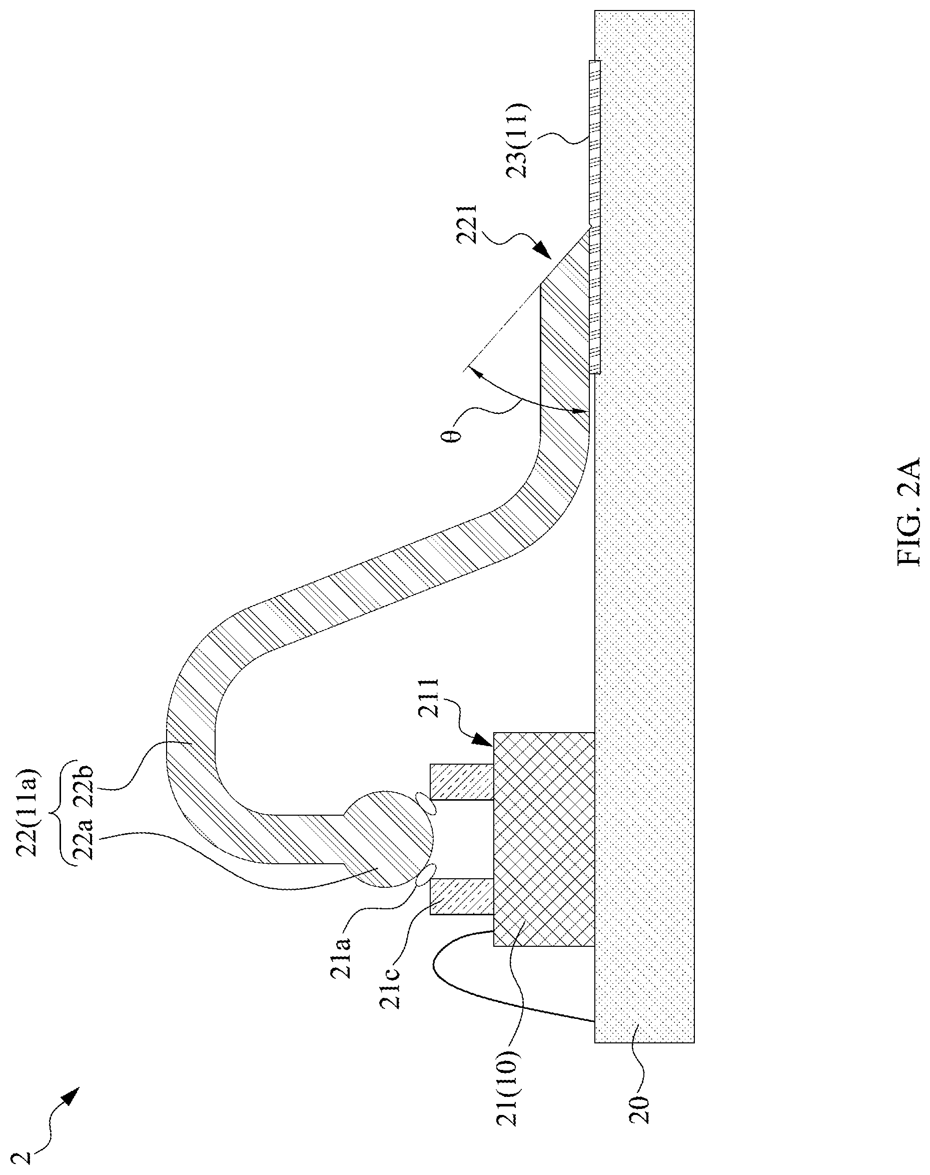 Patent US12326600 Figure 2 – Electronic module and optical device