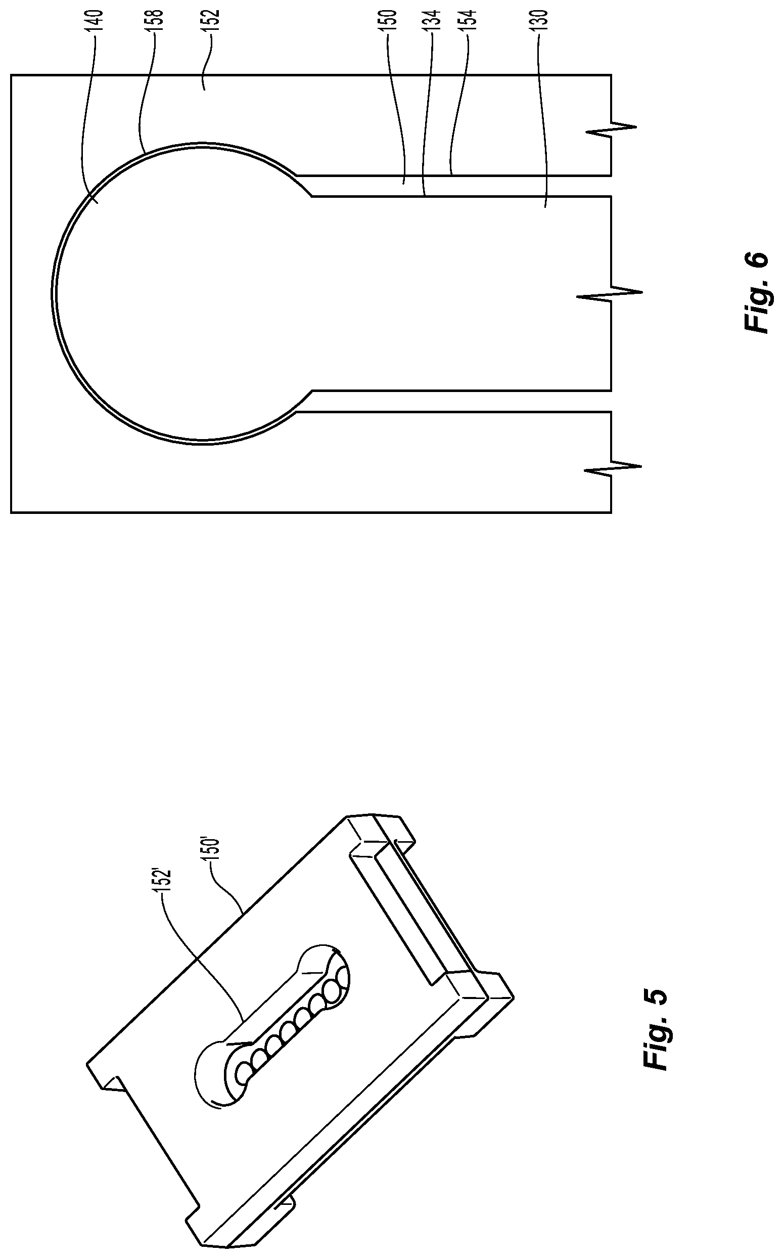 Patent US12326601 Figure 6 – Alignment structure for a fiber optic ferrule and mechanical-optical interface