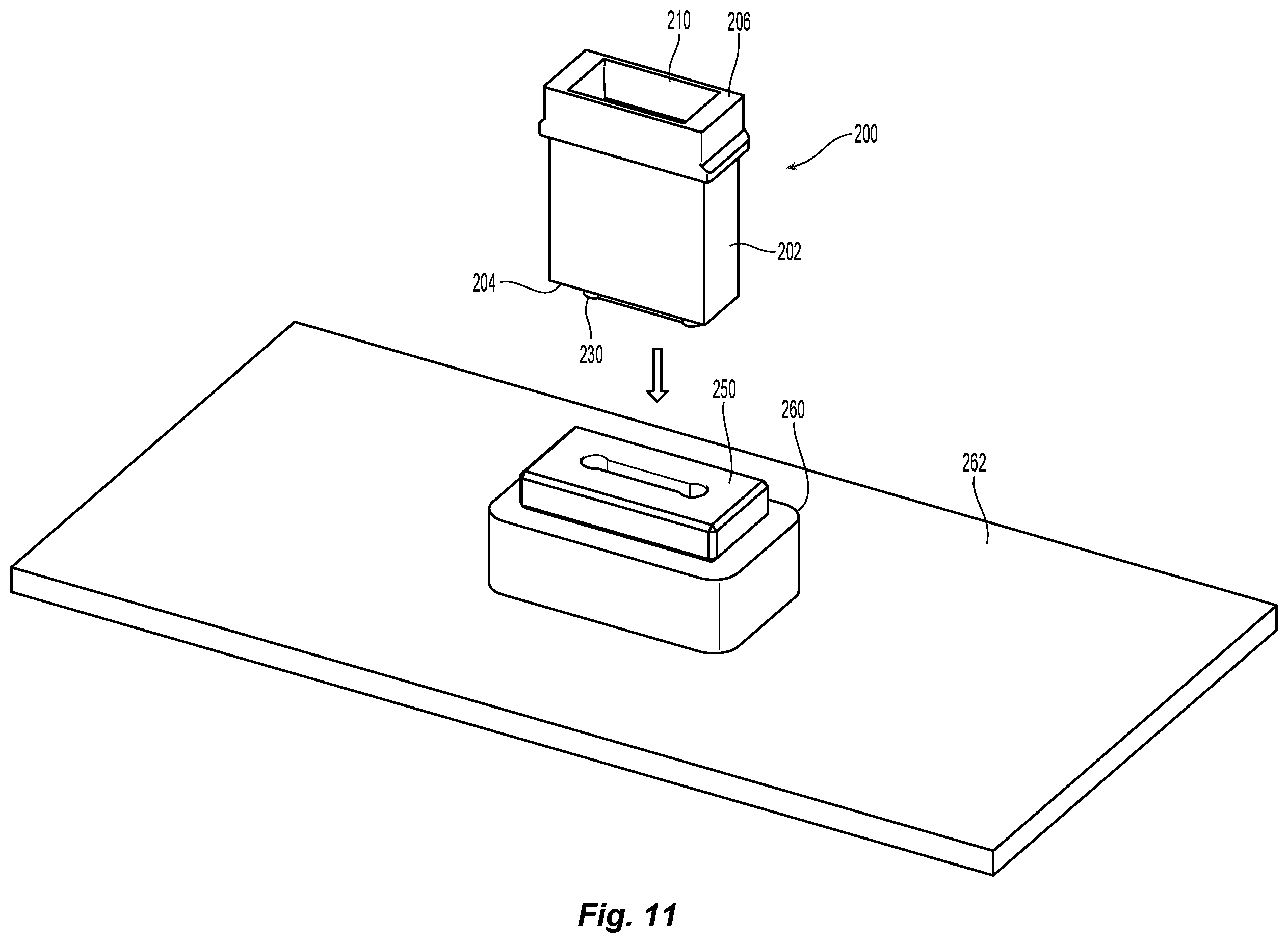 Patent US12326601 Figure 9 – Alignment structure for a fiber optic ferrule and mechanical-optical interface