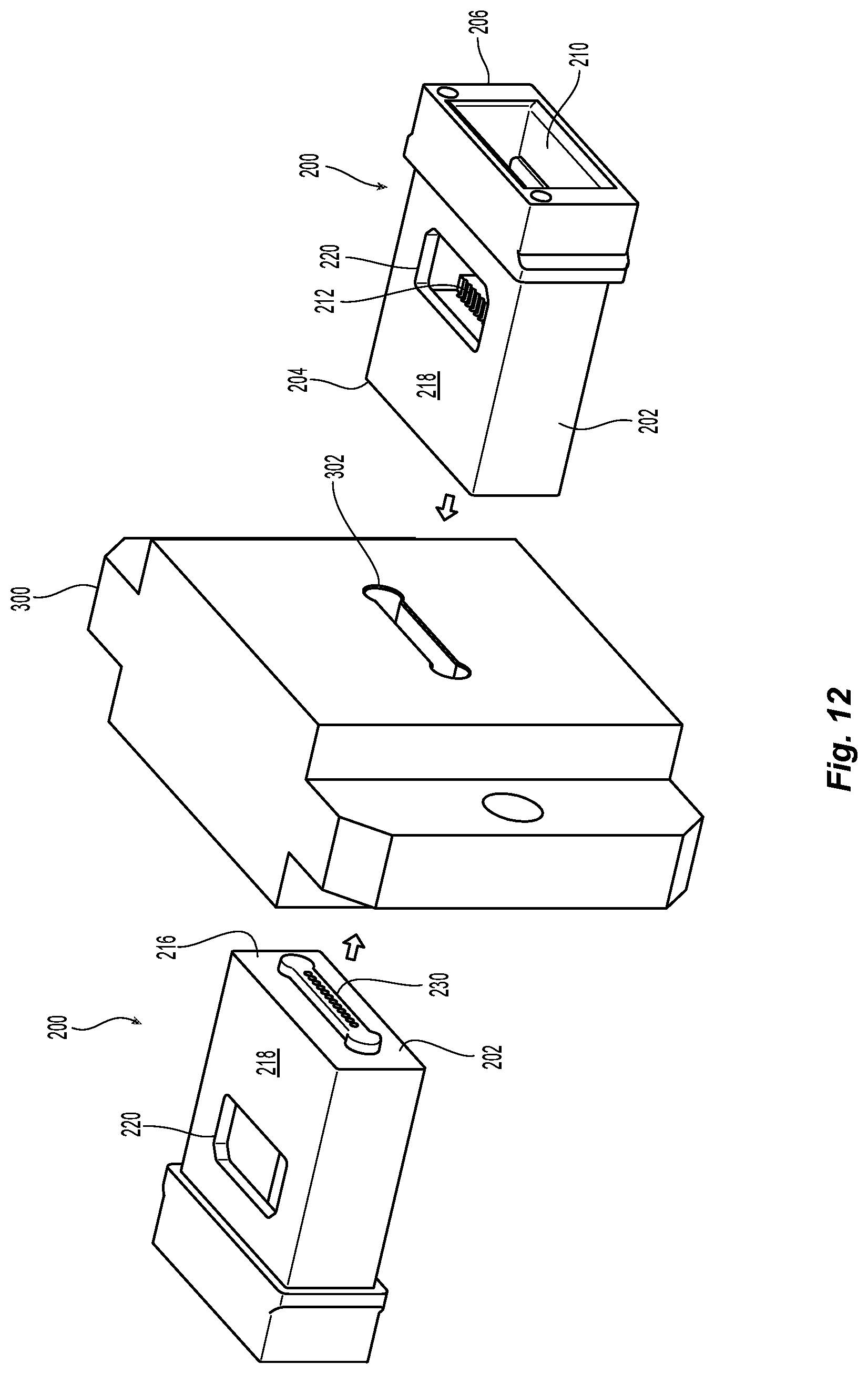 Patent US12326601 Figure 10 – Alignment structure for a fiber optic ferrule and mechanical-optical interface