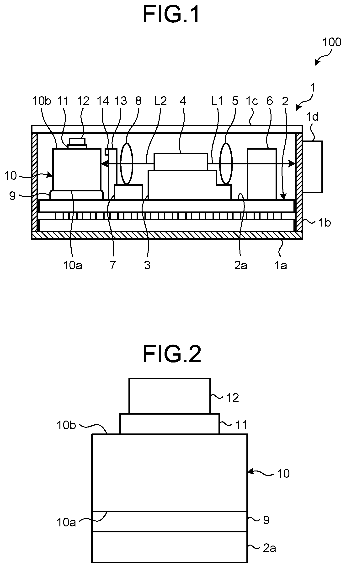 Patent US12326603 Figure 1 – Optical module using a capacitor to suppress warpage