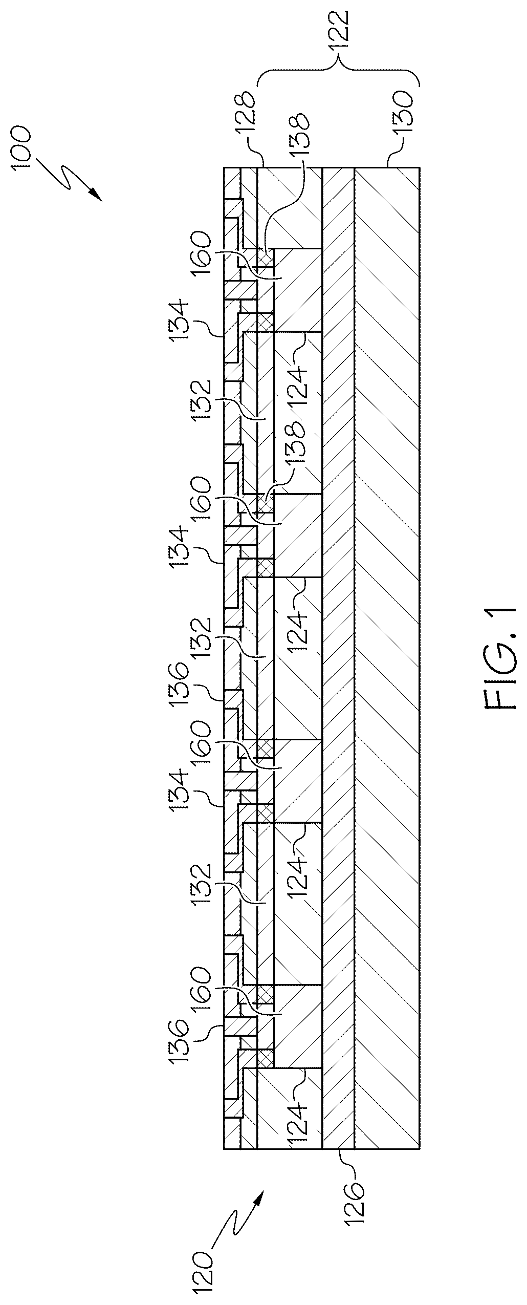 Patent US12326604 Figure 1 – Integrated circuit packages having electrical and optical connectivity and methods of making the same