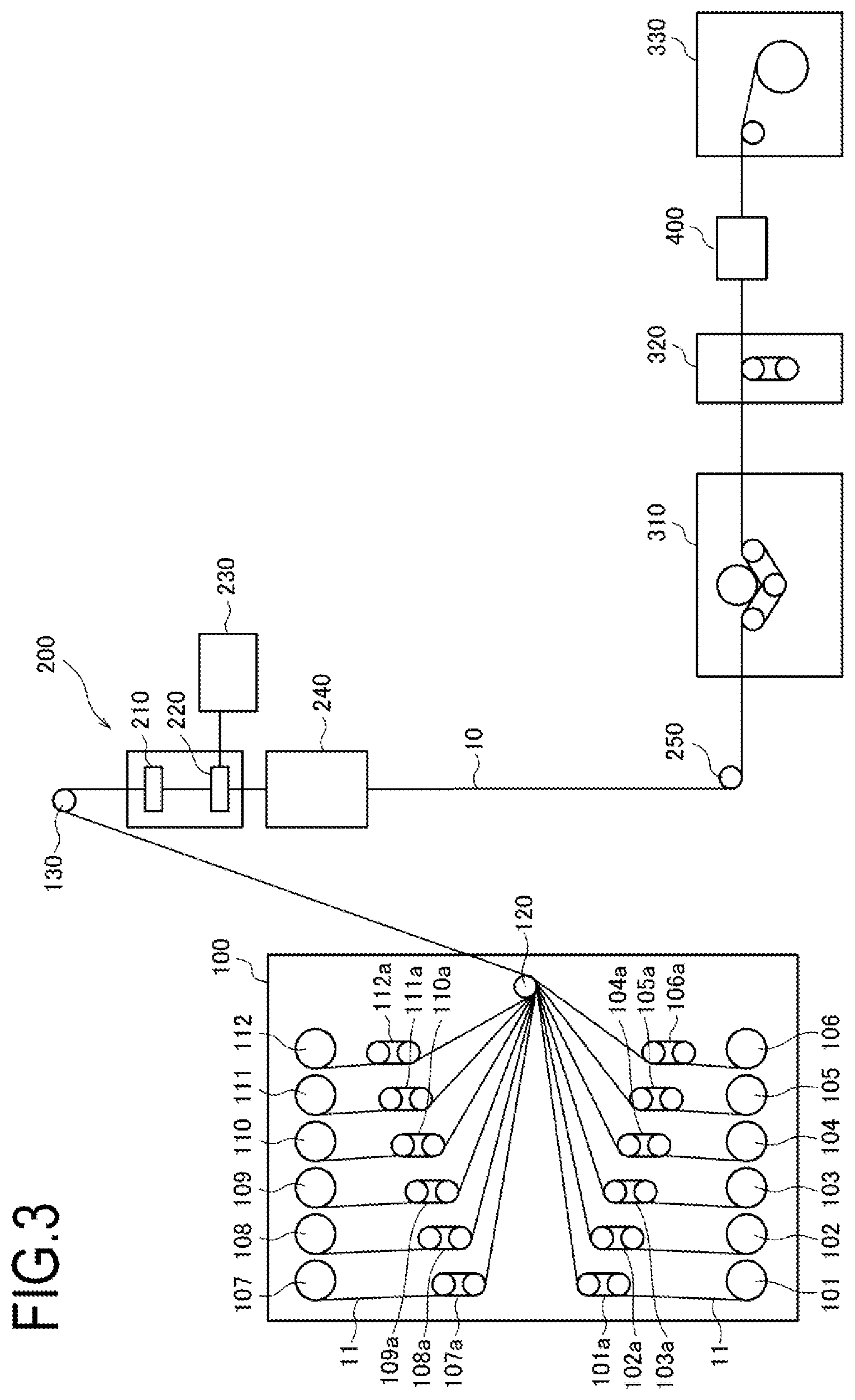 Patent US12326606 Figure 3 – Optical-fiber ribbon, die, and method of manufacturing optical-fiber ribbon