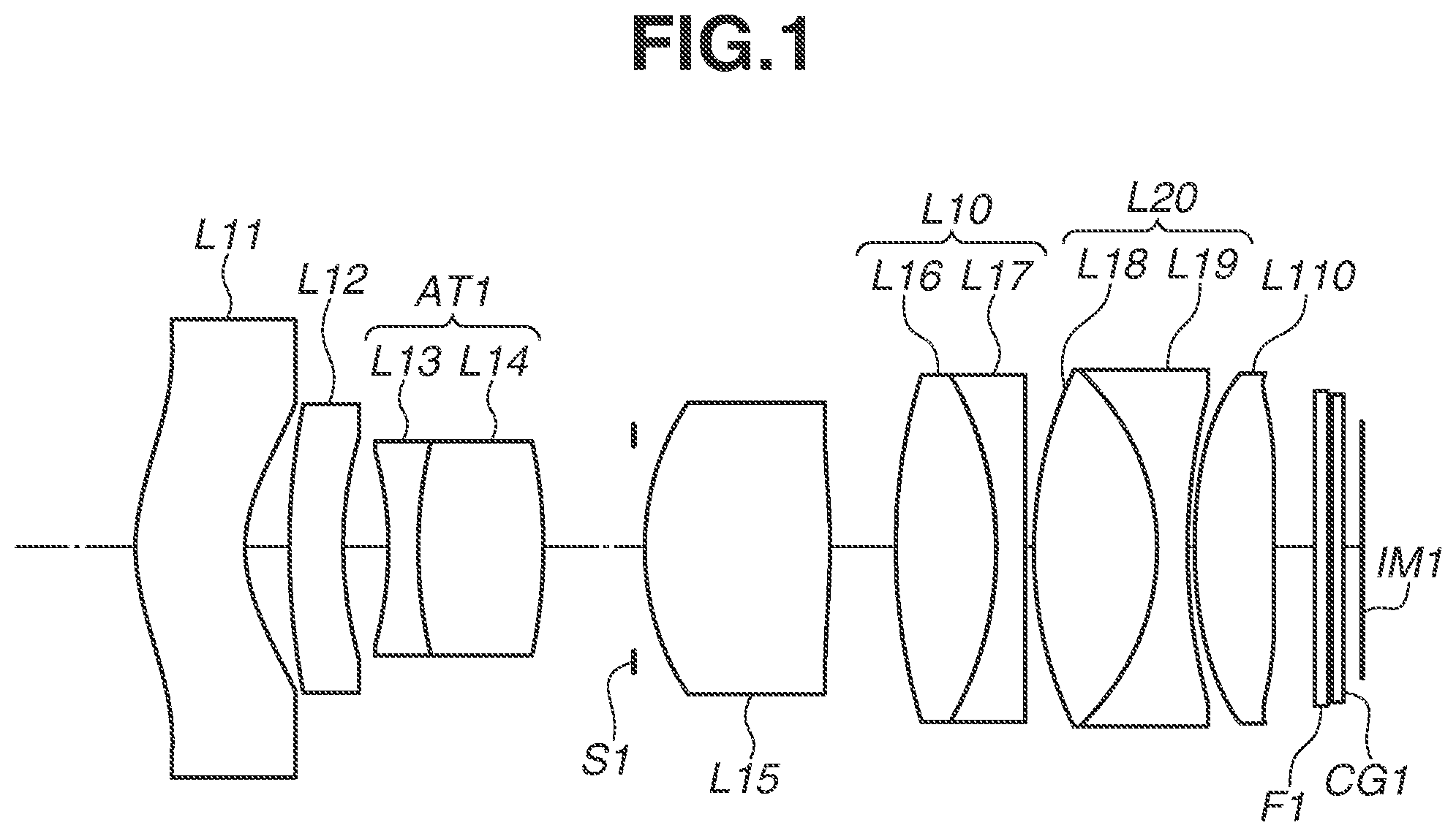 Patent US12326615 Figure 1 – Optical system including negative lens and positive lens, imaging apparatus including the same, in-vehicle system including the same, and moving apparatus including the same