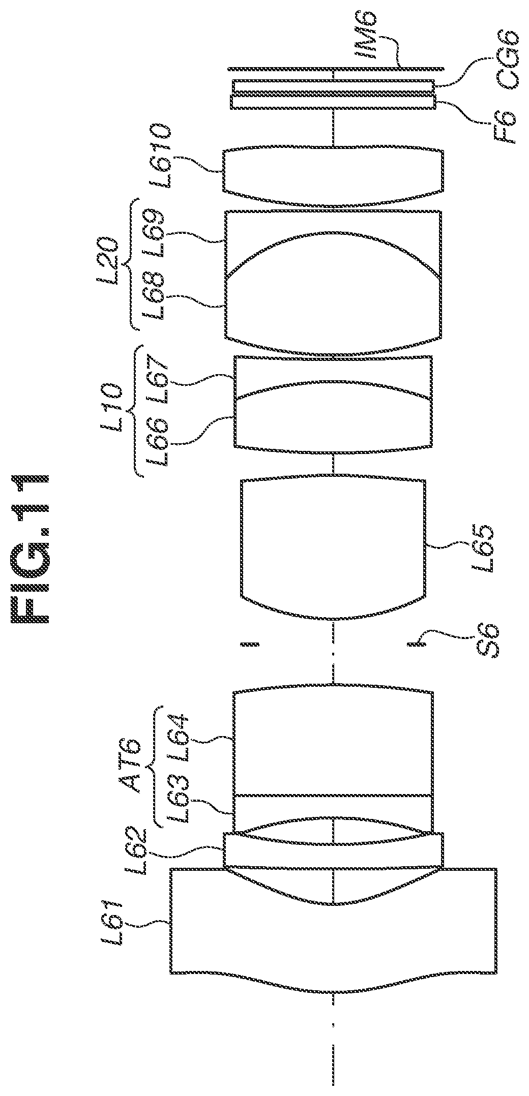 Patent US12326615 Figure 11 – Optical system including negative lens and positive lens, imaging apparatus including the same, in-vehicle system including the same, and moving apparatus including the same