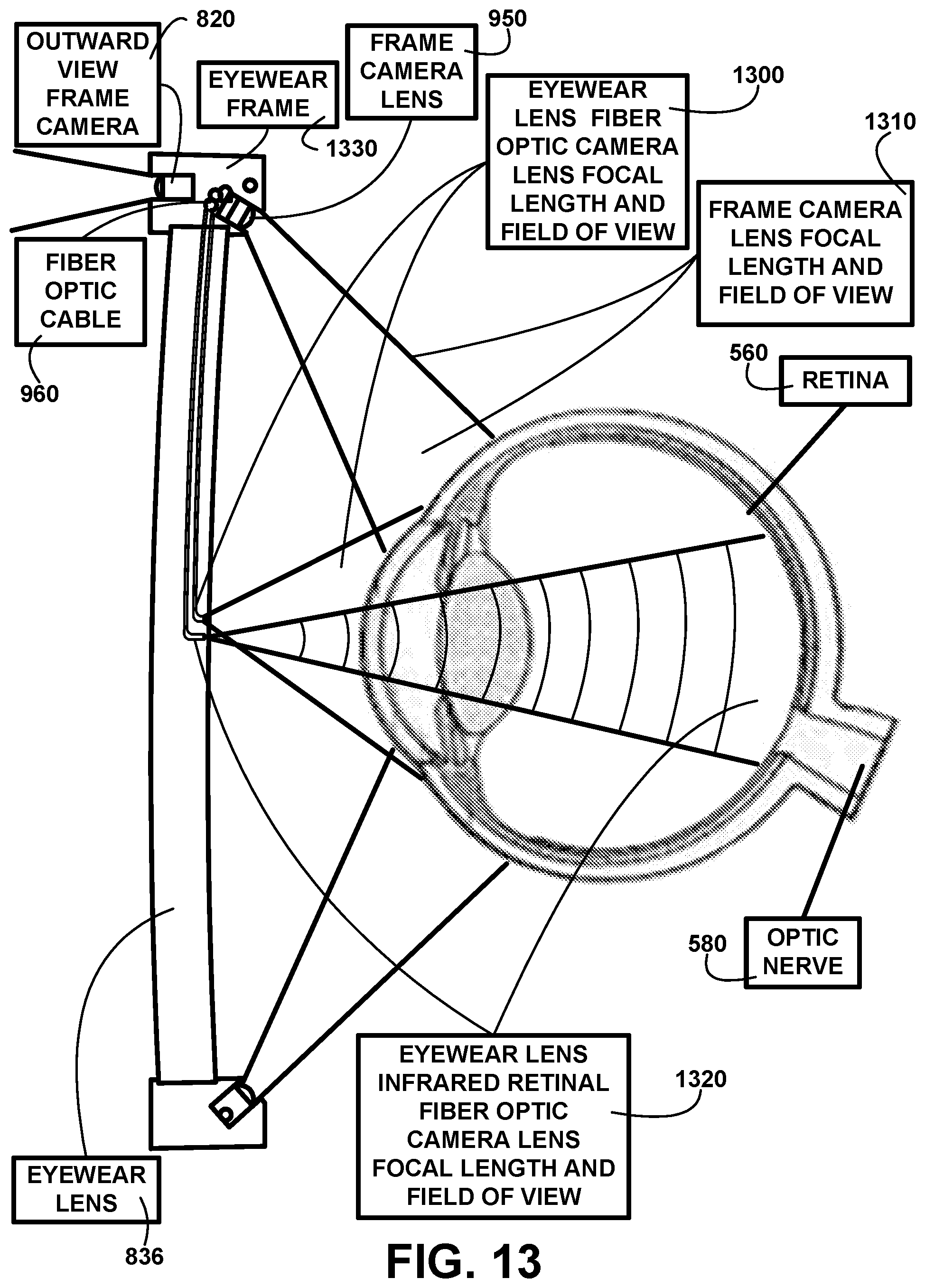 Patent US12326616 Figure 14 – Augmented reality glasses with object recognition