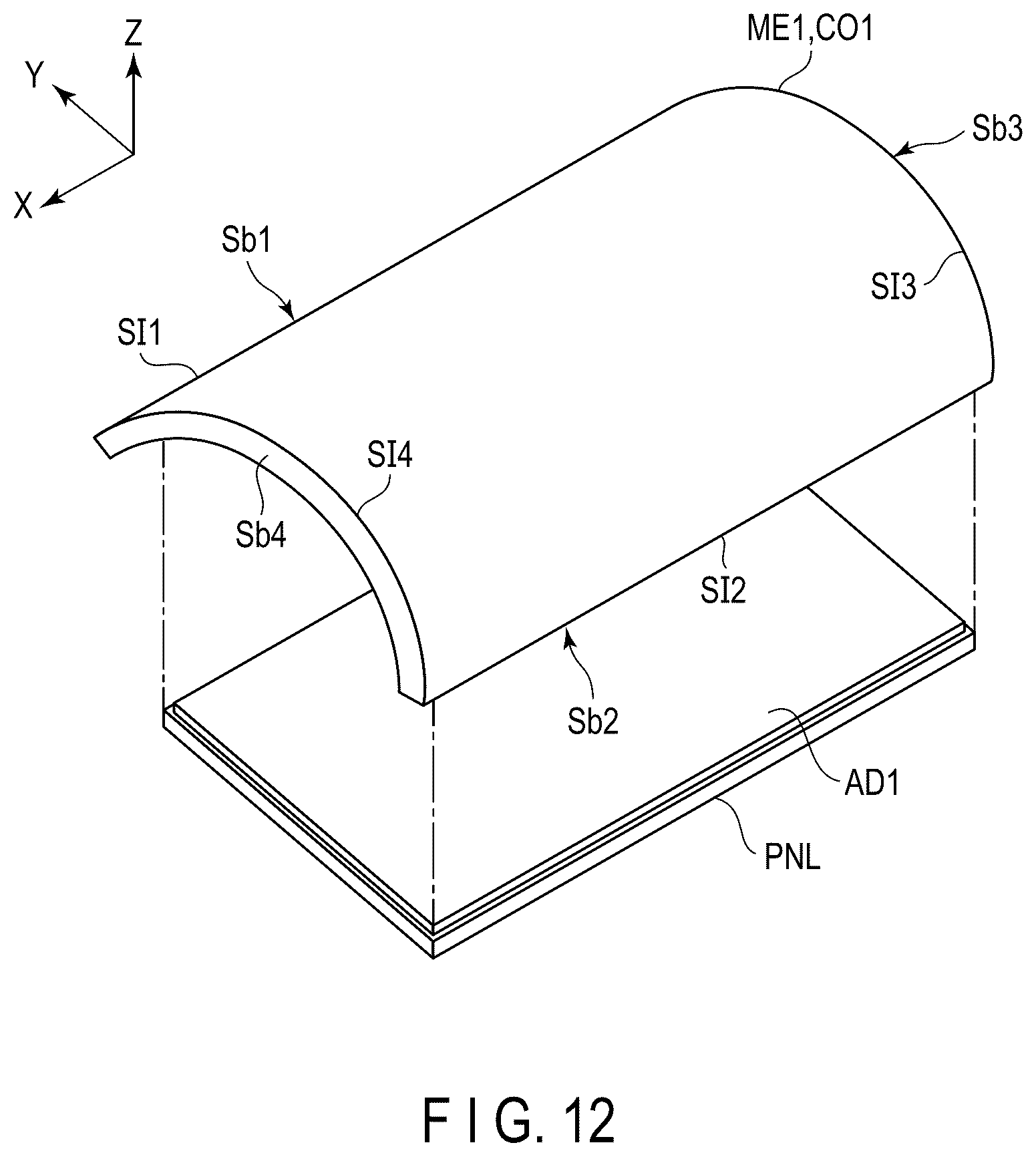 Patent US12326624 Figure 11 – Display device
